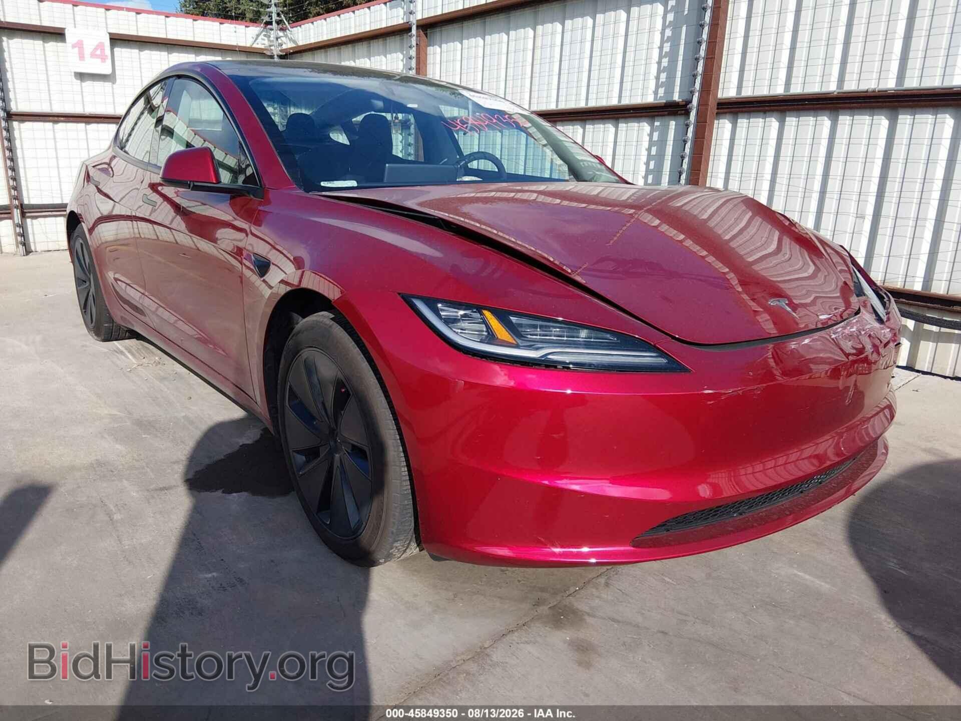 Фотография 5YJ3E1EA4RF755155 - TESLA MODEL 3 2024