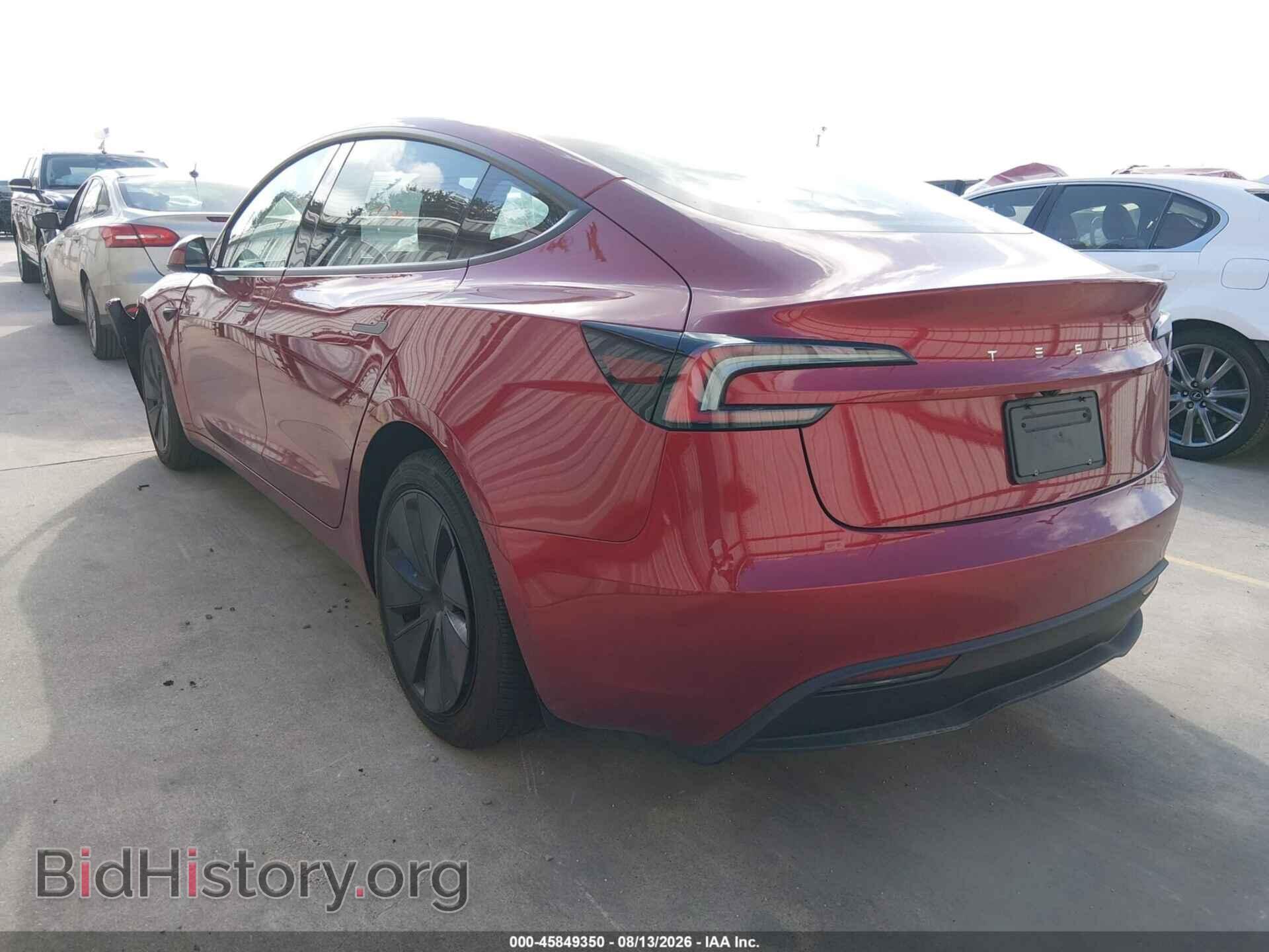 2024 TESLA MODEL 3 - VIN: 5YJ3E1EA4RF755155 - Photo 3