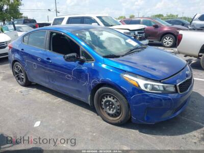 2017 Kia FORTE LX, blue — VIN 3KPFK4A70HE094326, IAAI