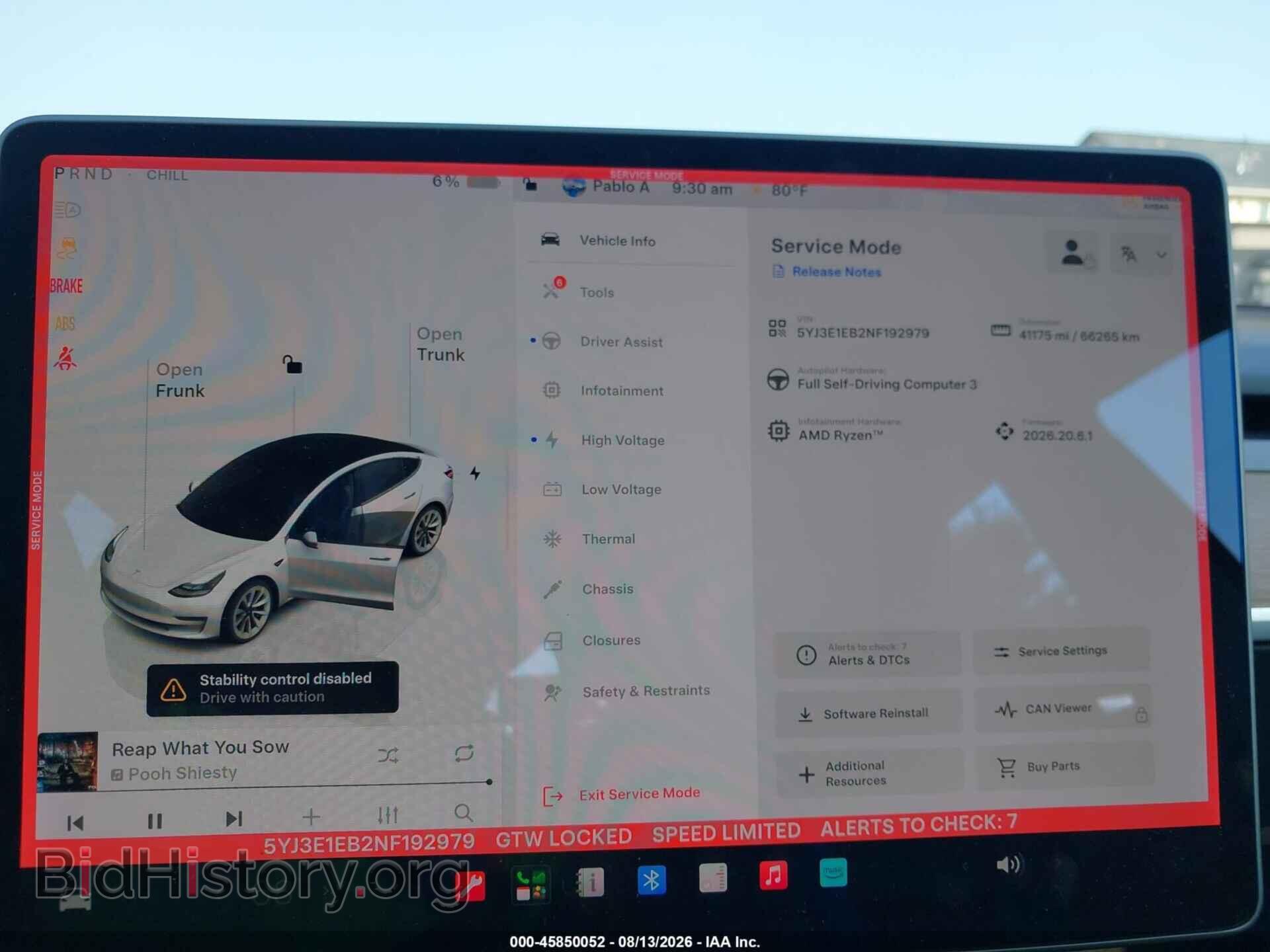 2022 TESLA MODEL 3 - VIN: 5YJ3E1EB2NF192979 - Photo 7