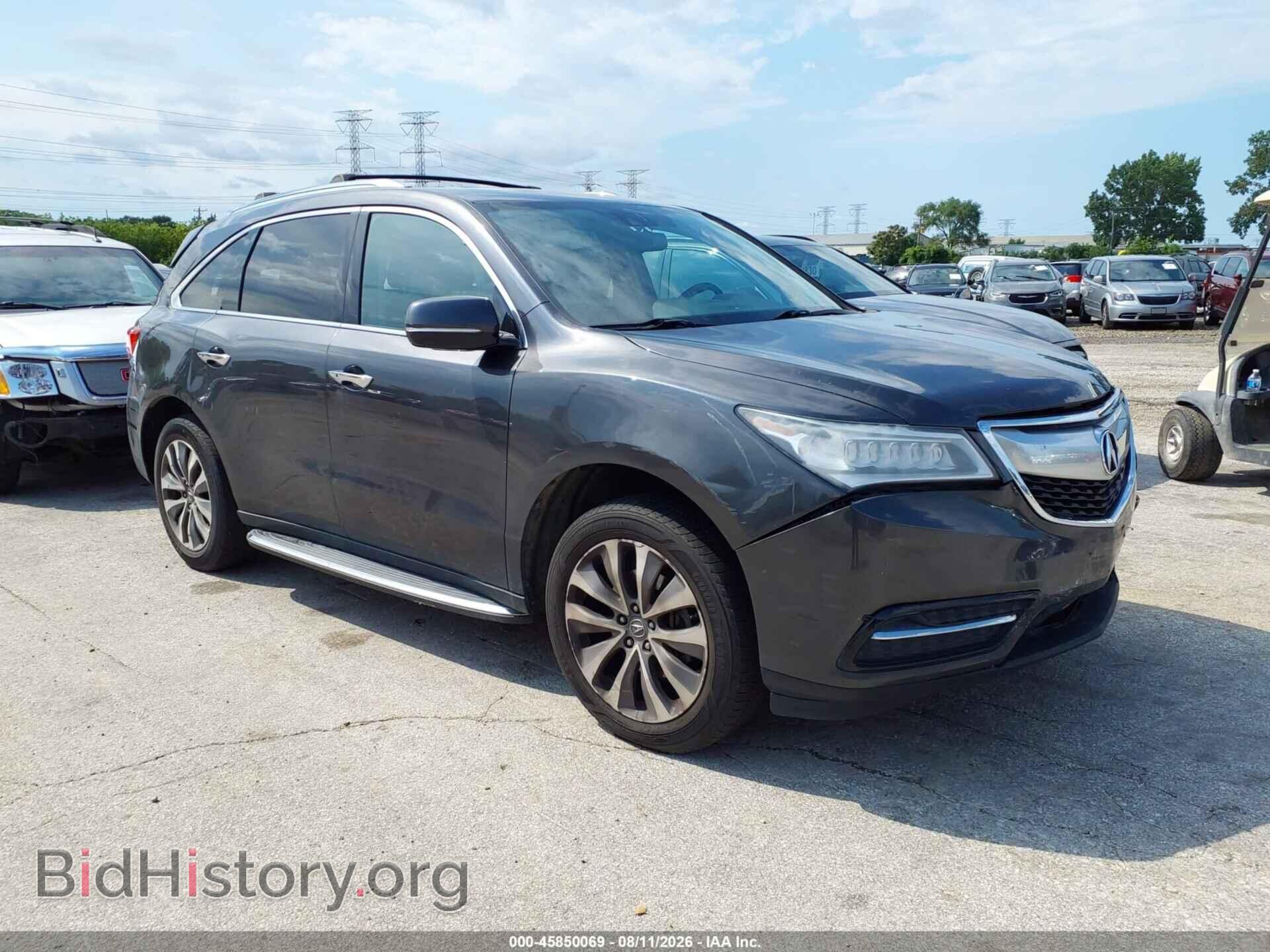 Фотография 5FRYD4H4XEB028806 - ACURA MDX 2014