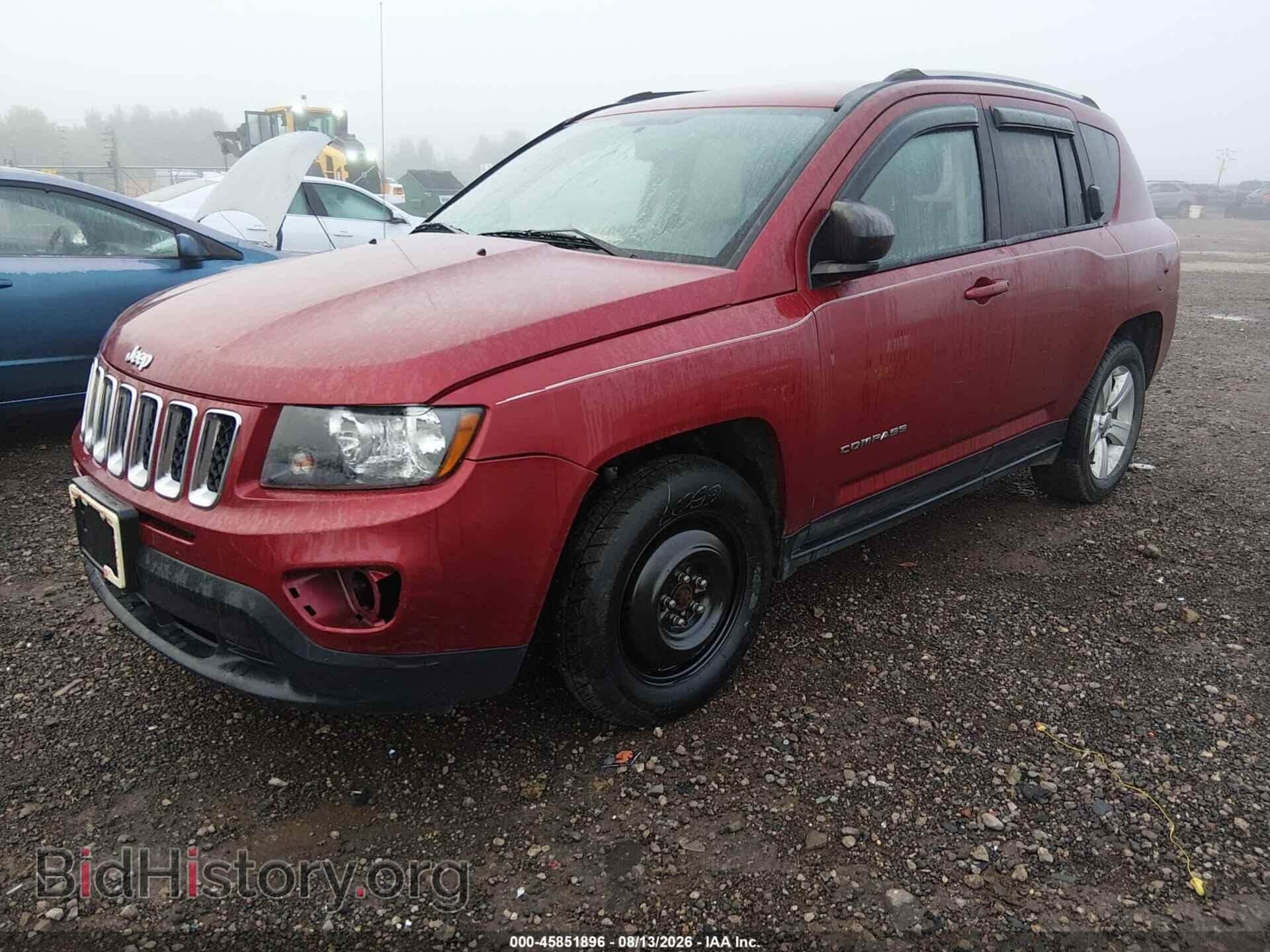 2016 JEEP COMPASS - VIN: 1C4NJDBB8GD712929 - Фото 2