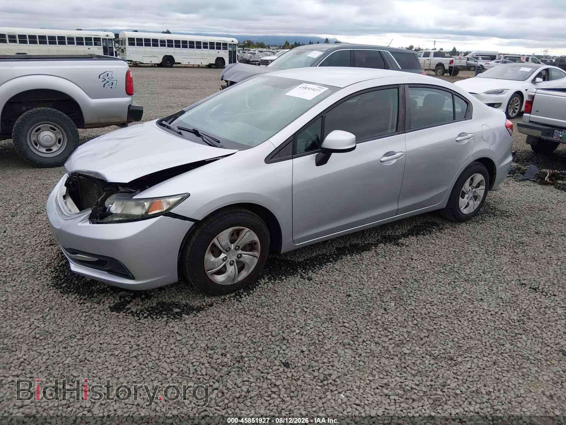 2013 HONDA CIVIC - VIN: 19XFB2F54DE243505 - Фото 2