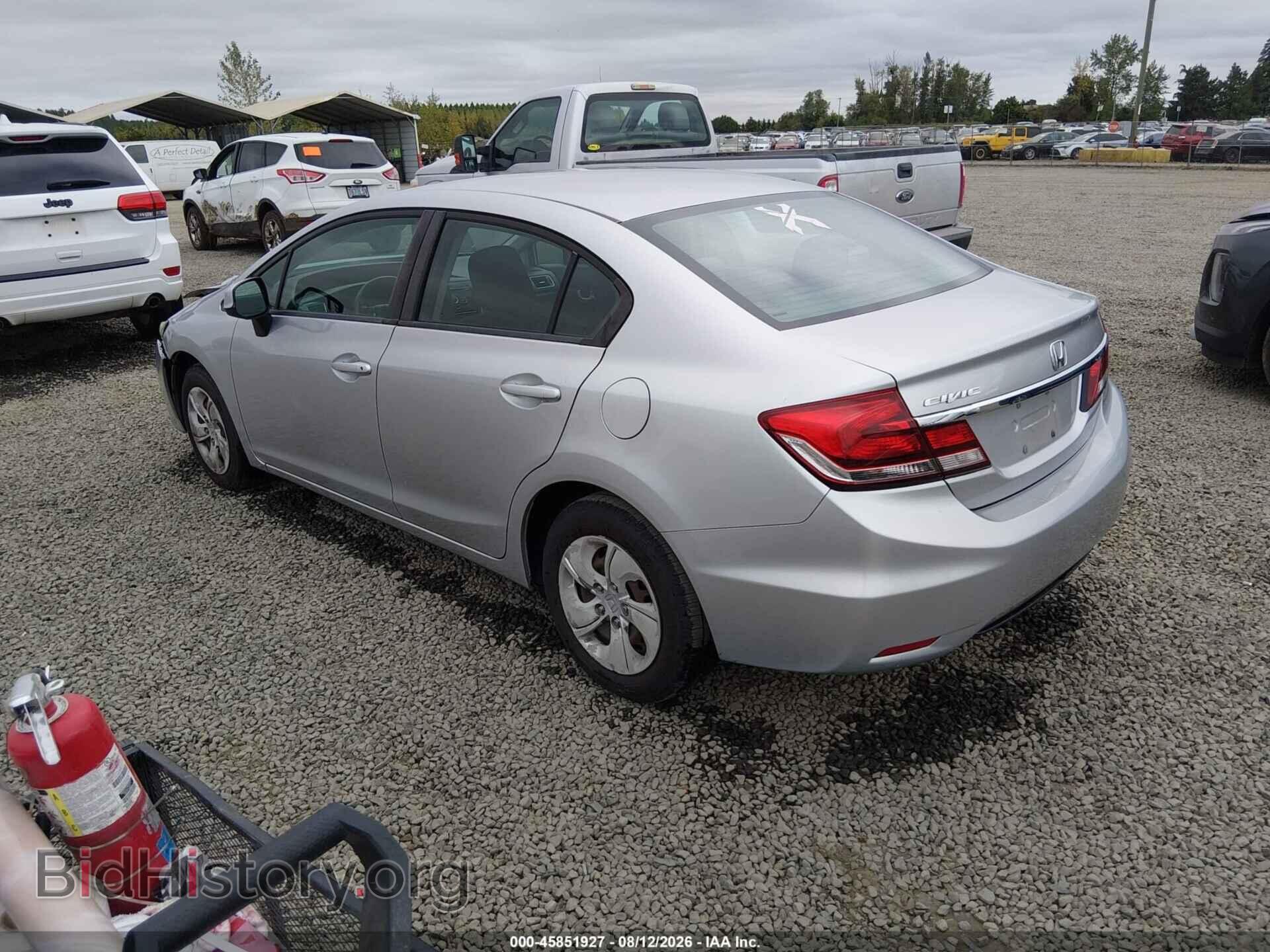 2013 HONDA CIVIC - VIN: 19XFB2F54DE243505 - Фото 3