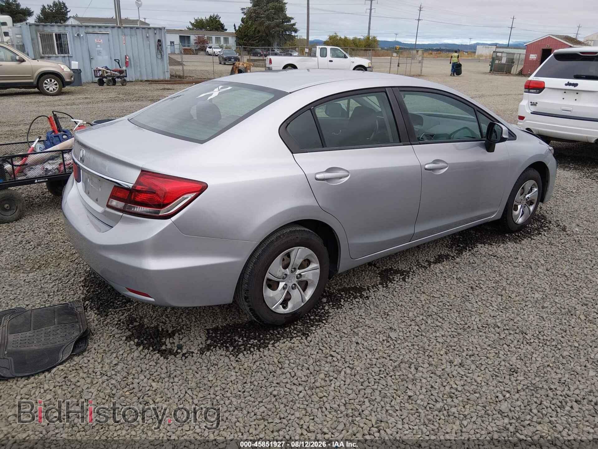 2013 HONDA CIVIC - VIN: 19XFB2F54DE243505 - Фото 4