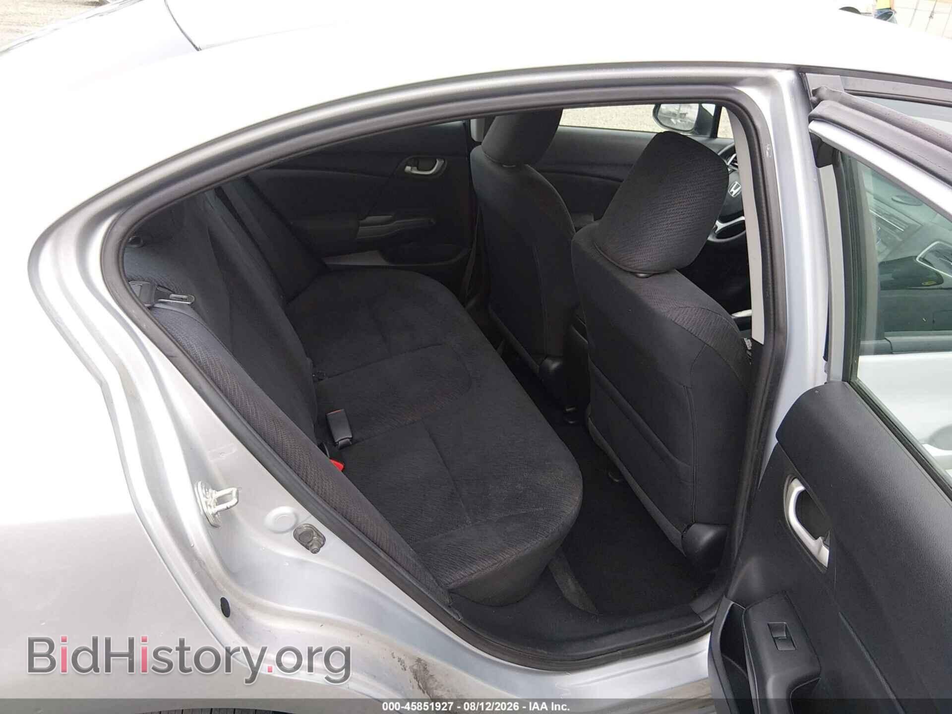 2013 HONDA CIVIC - VIN: 19XFB2F54DE243505 - Фото 8