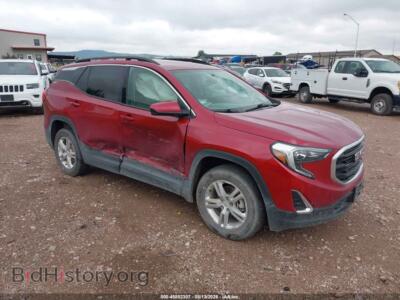 2019 GMC TERRAIN SLE, красный — VIN 3GKALTEV3KL269704, IAAI