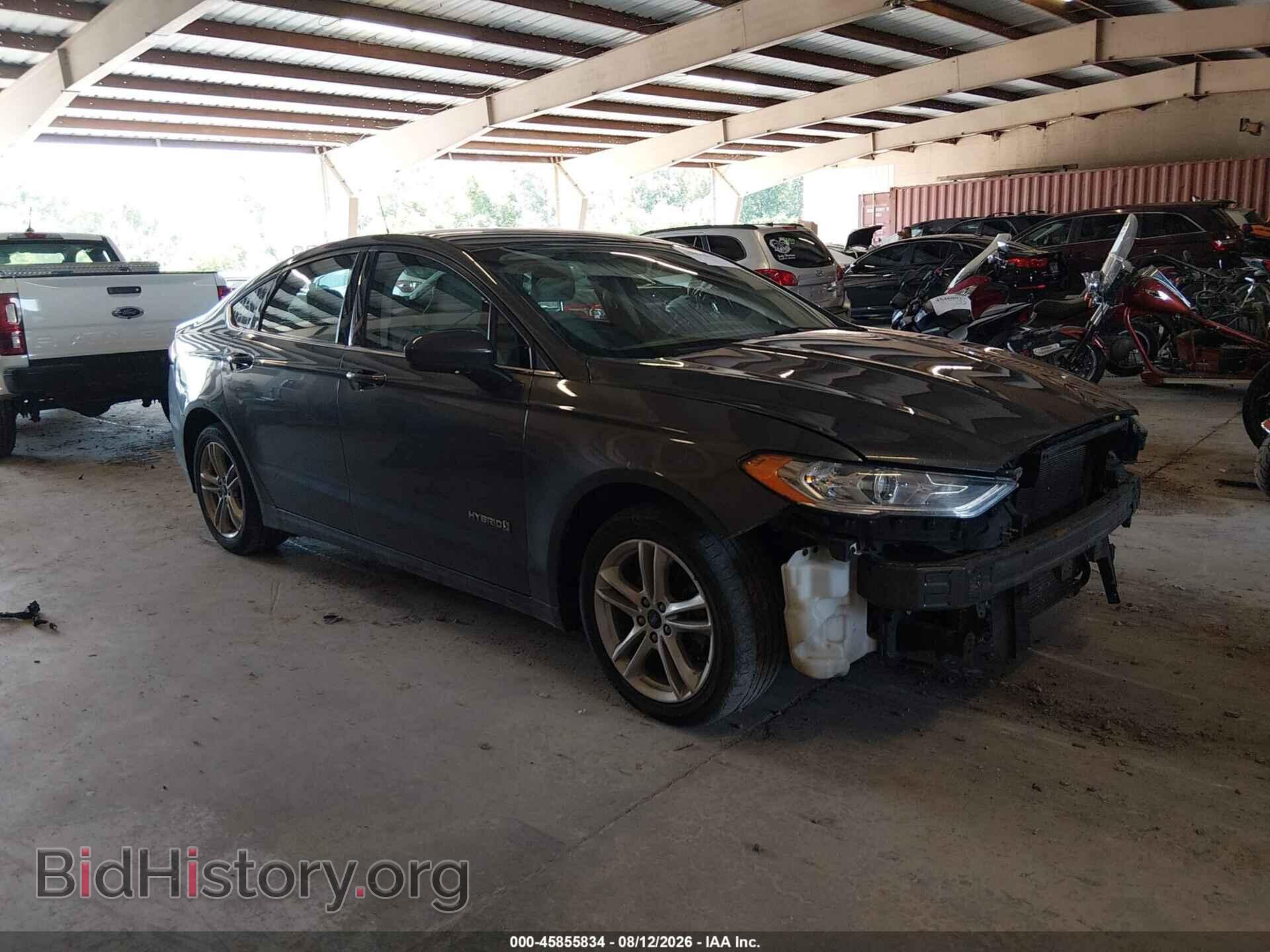 Фотография 3FA6P0UU4JR122449 - FORD FUSION HYBRID 2018
