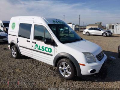 2012 Ford TRANSIT CONNECT XLT, white — VIN NM0LS7DN8CT076829, IAAI