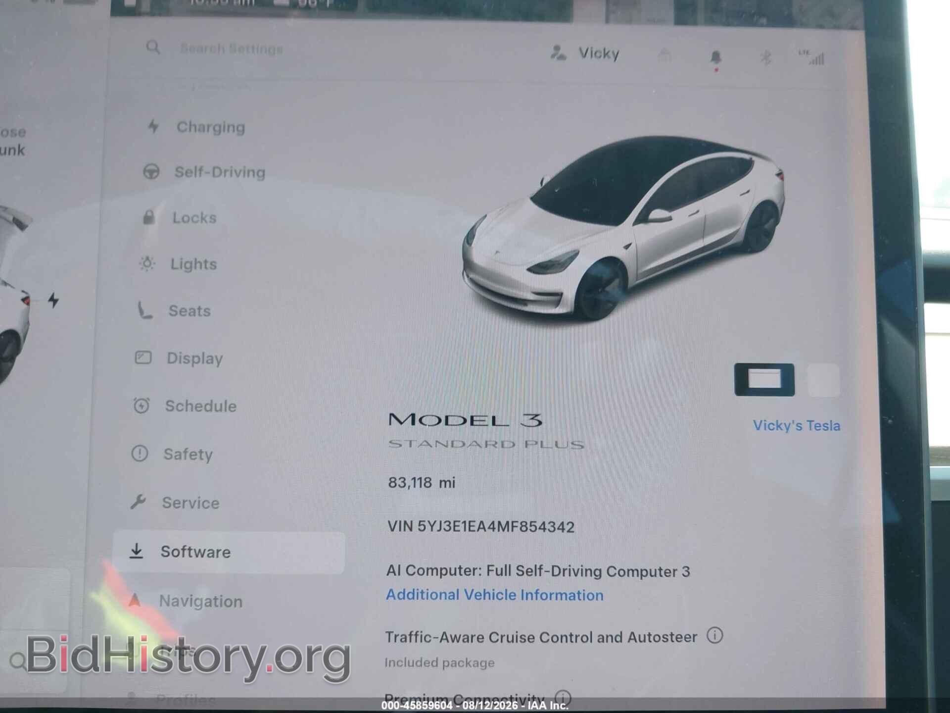 2021 TESLA MODEL 3 - VIN: 5YJ3E1EA4MF854342 - Photo 13