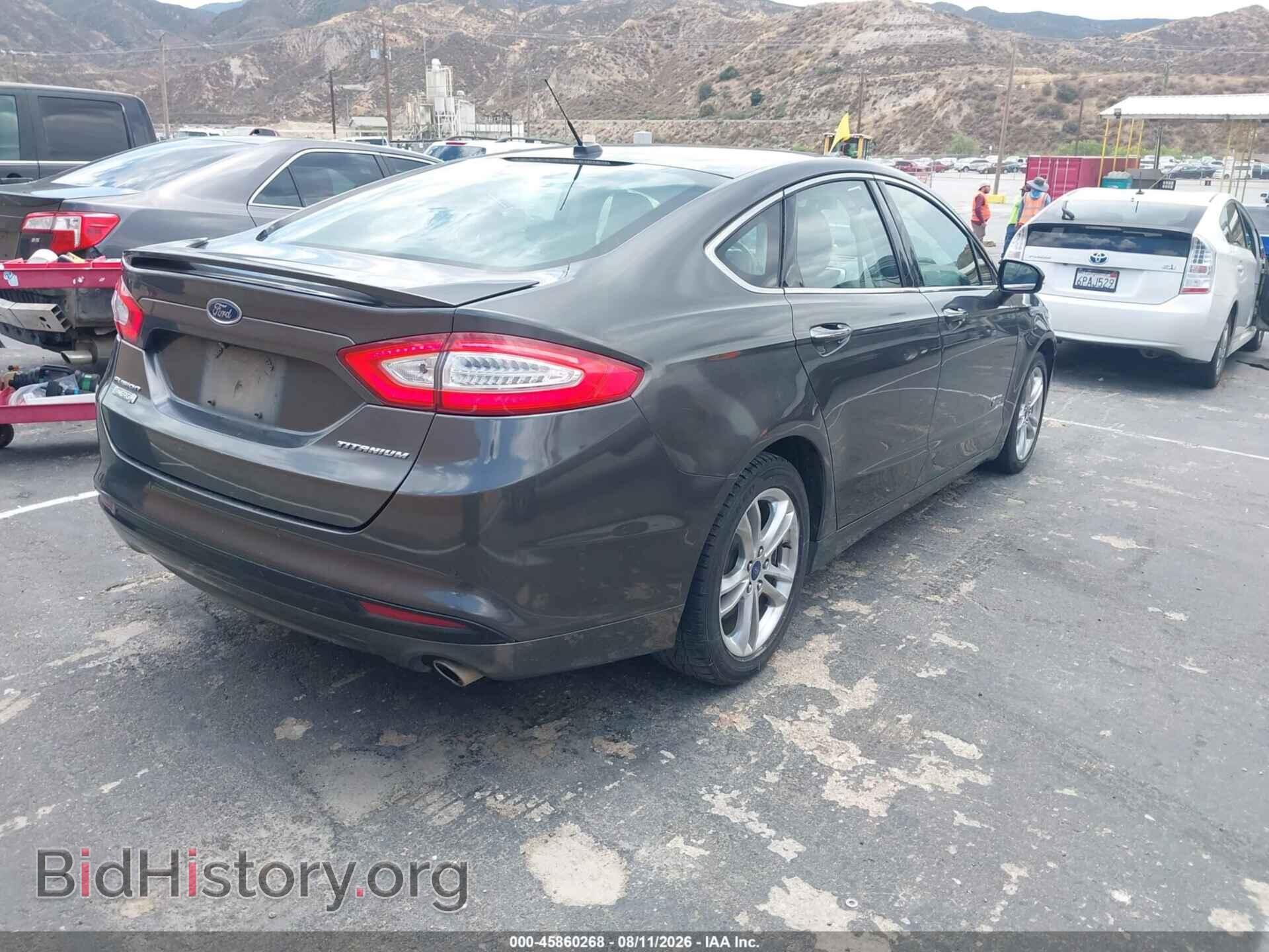 2016 FORD FUSION ENERGI - VIN: 3FA6P0SU0GR123321 - Фото 4