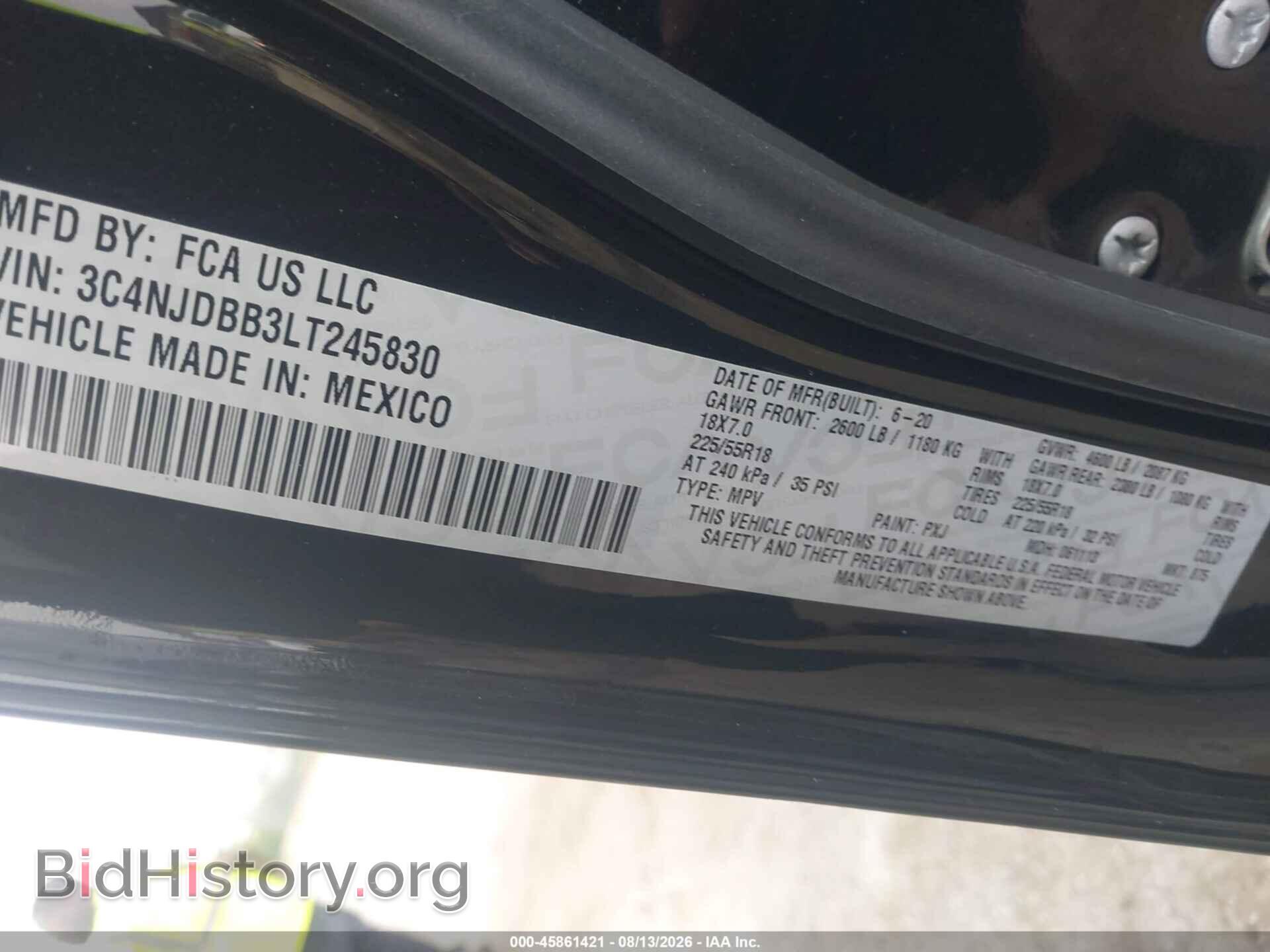 2020 JEEP COMPASS - VIN: 3C4NJDBB3LT245830 - Photo 9