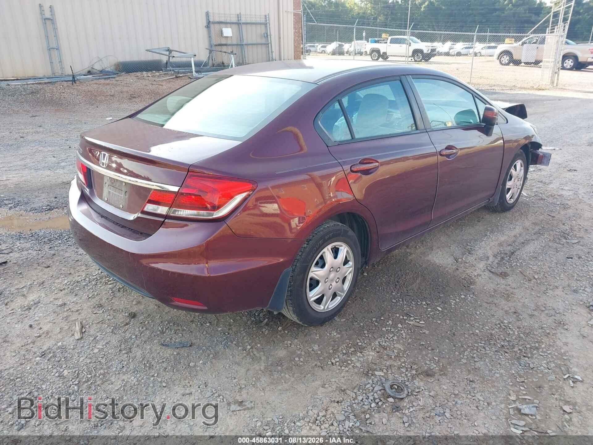 2014 HONDA CIVIC - VIN: 19XFB2F57EE051724 - Фото 4