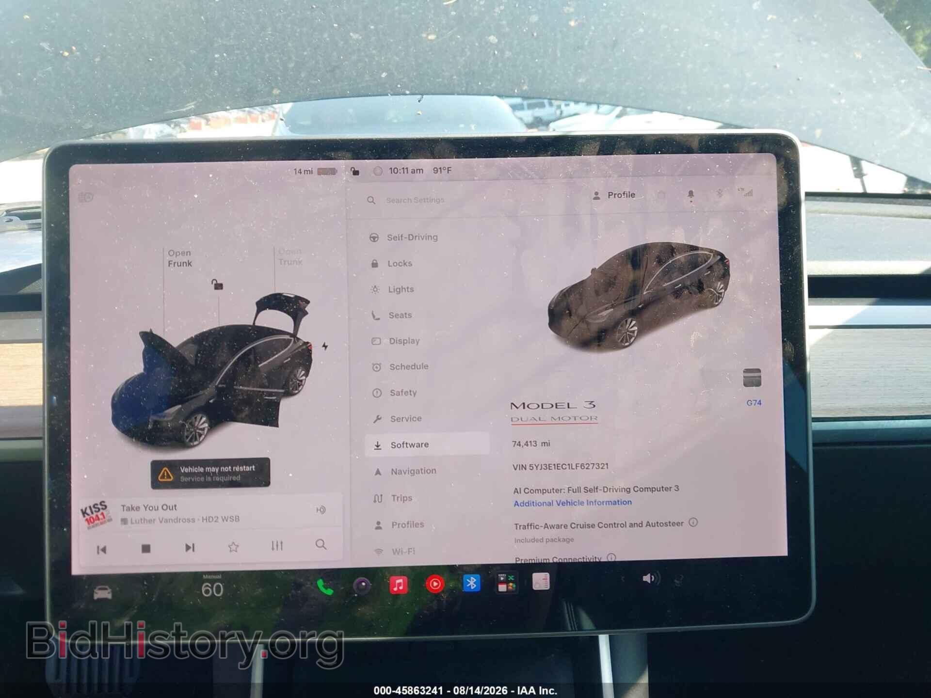 2020 TESLA MODEL 3 - VIN: 5YJ3E1EC1LF627321 - Photo 7