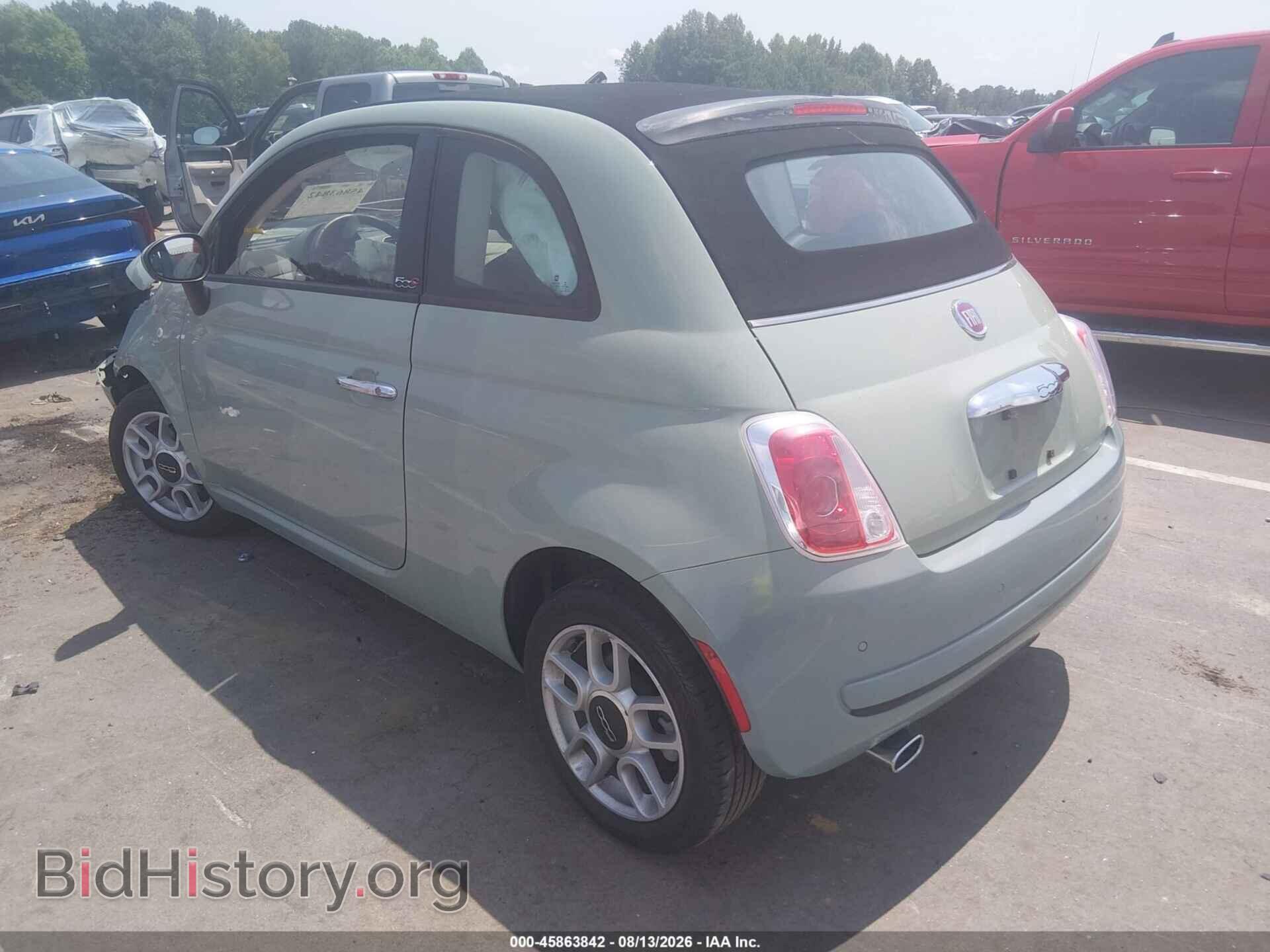 2015 FIAT 500C - VIN: 3C3CFFDR2FT673072 - Фото 3