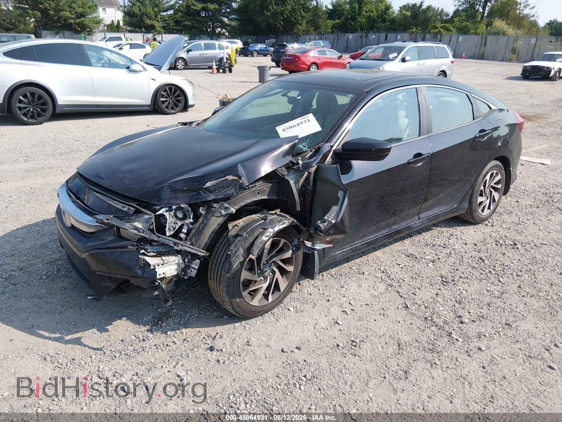 2016 HONDA CIVIC - VIN: 19XFC2F76GE086370 - Фото 2
