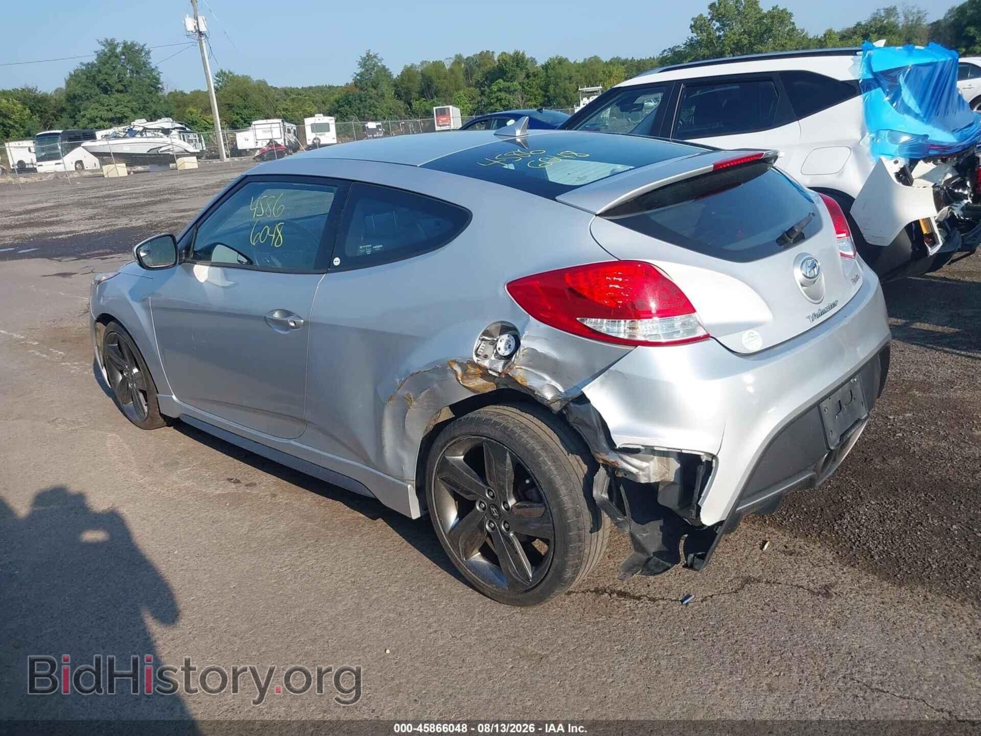 2014 HYUNDAI VELOSTER - VIN: KMHTC6AE2EU204604 - Фото 3