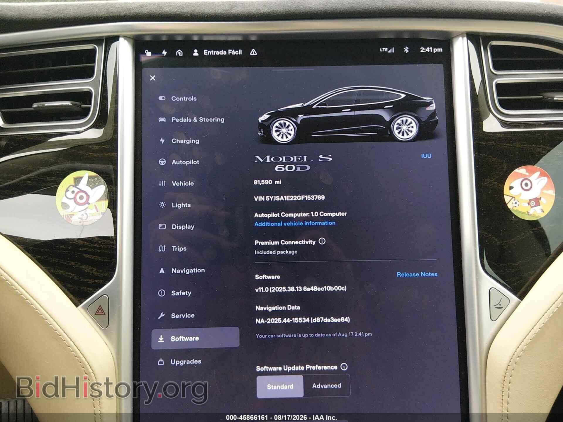 2016 TESLA MODEL S - VIN: 5YJSA1E22GF153769 - Photo 7