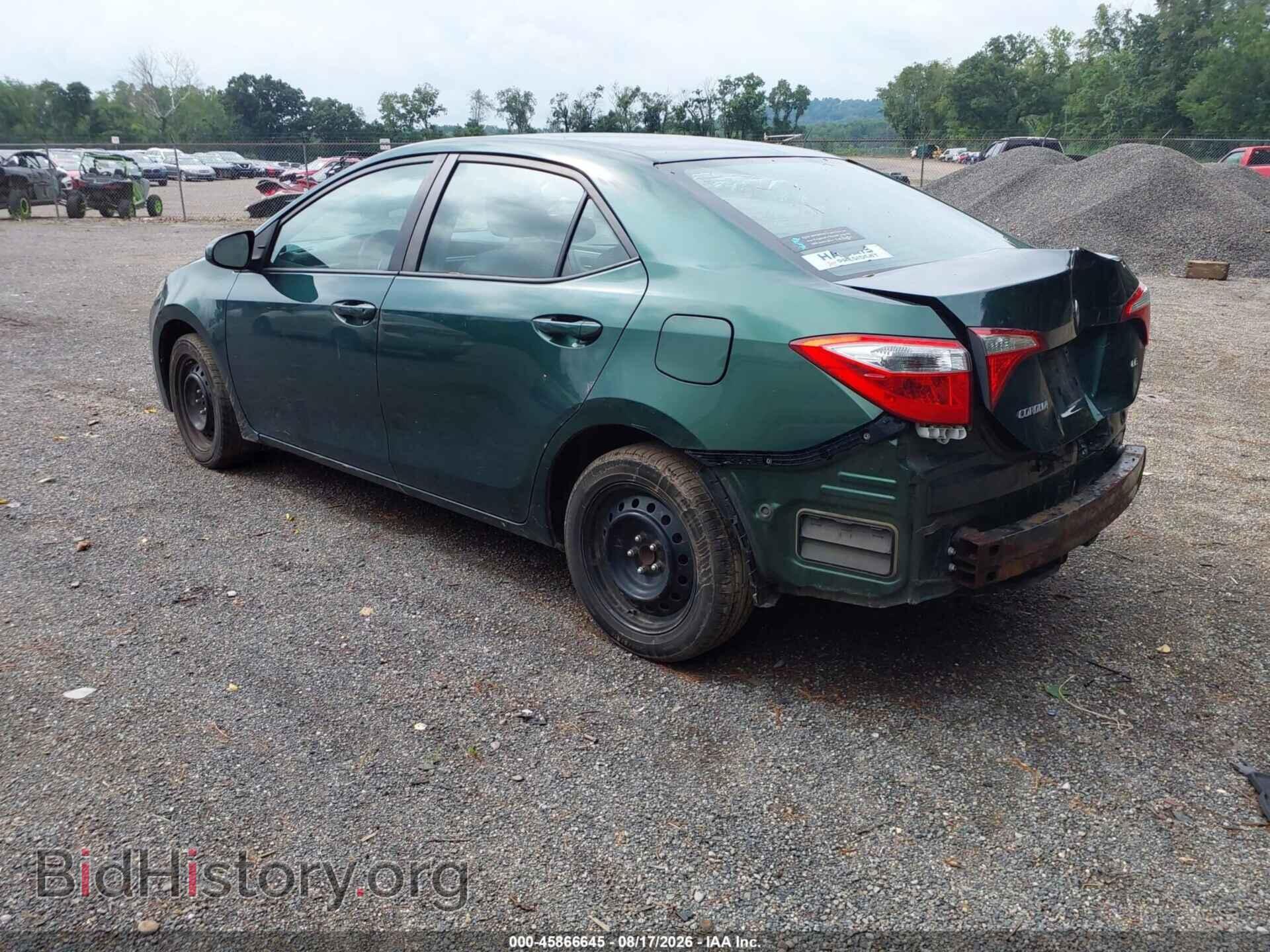 2014 TOYOTA COROLLA - VIN: 5YFBURHEXEP125974 - Фото 3