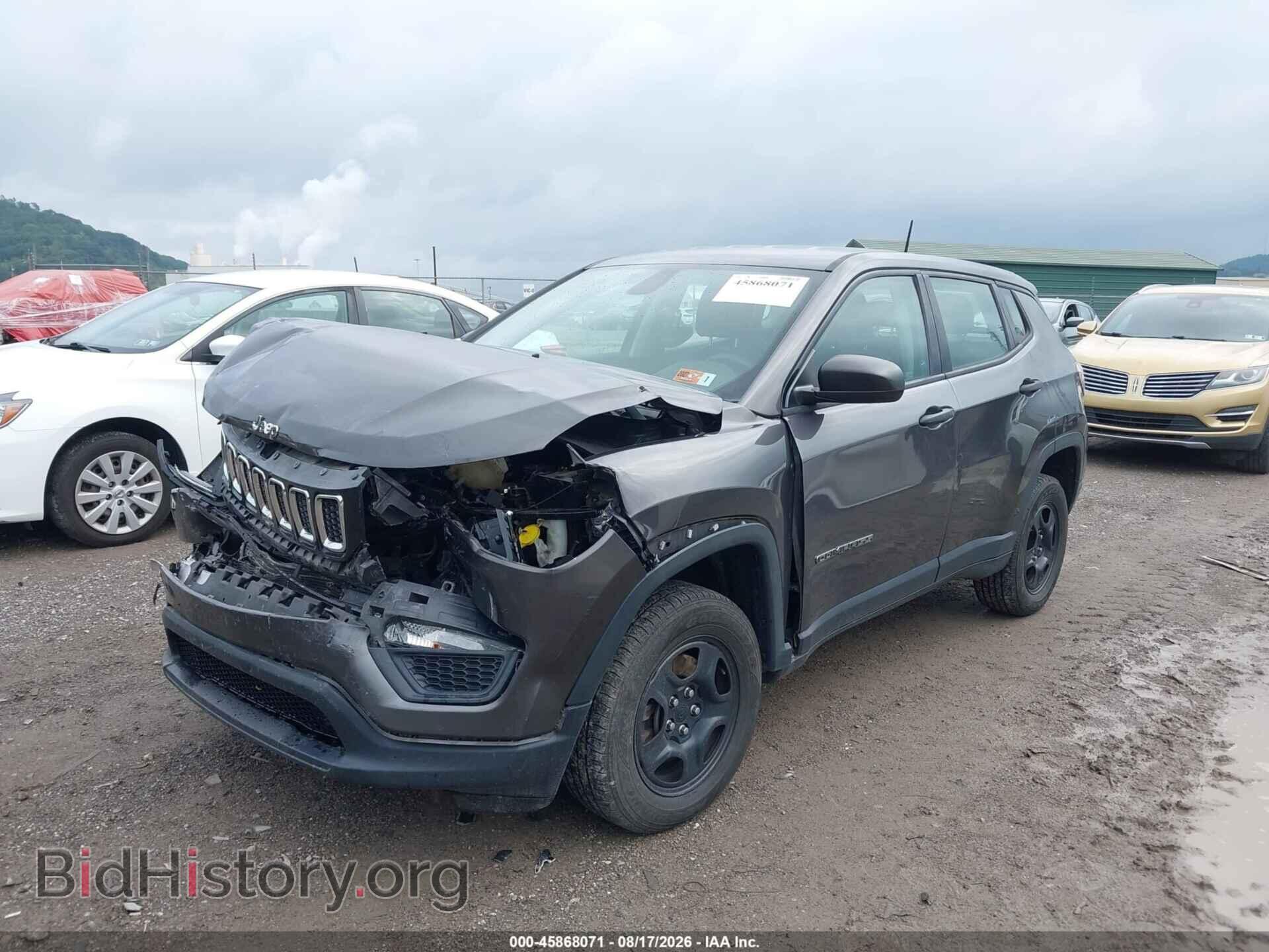 2018 JEEP COMPASS - VIN: 3C4NJDAB3JT483787 - Фото 2
