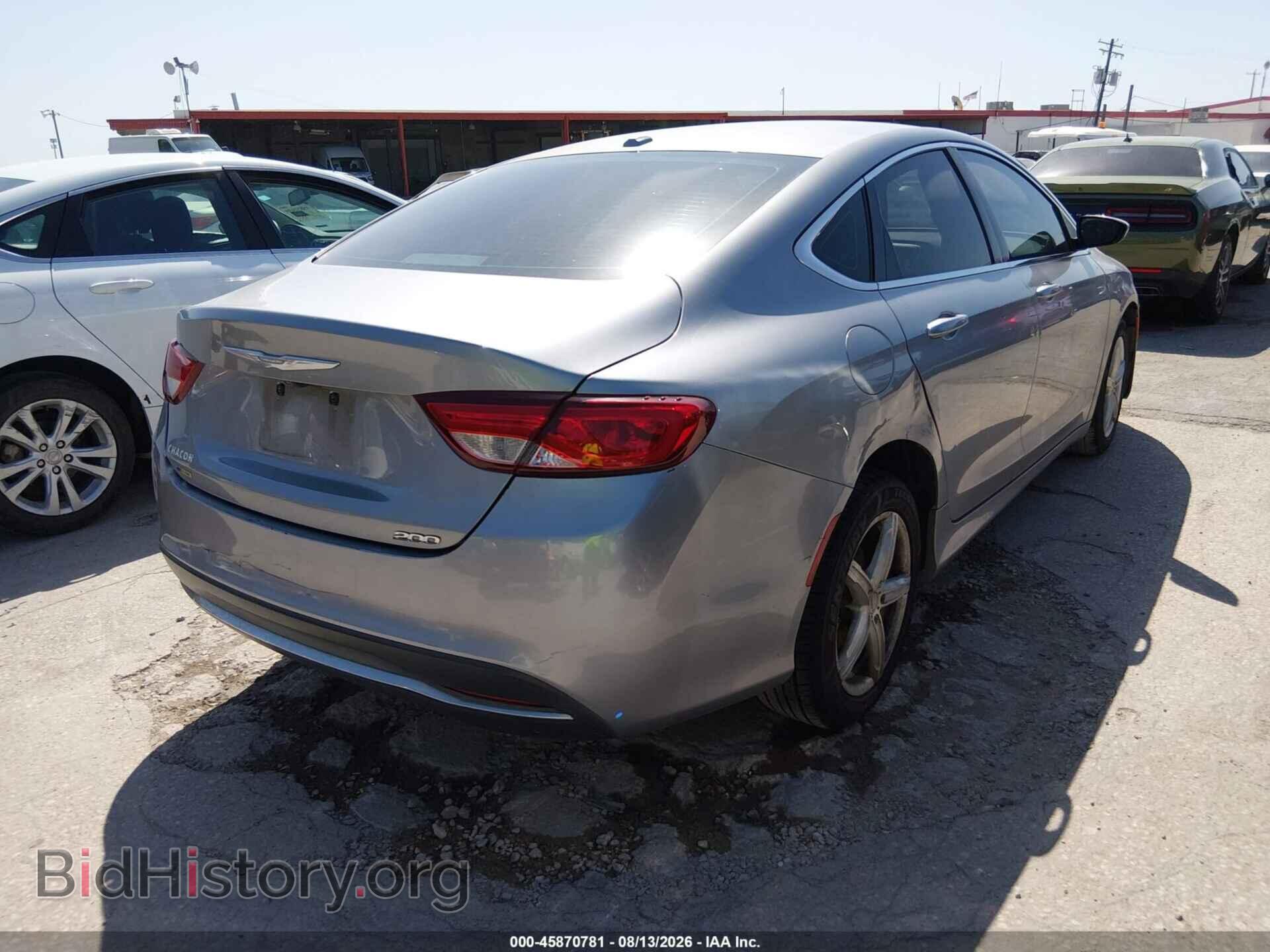 2015 CHRYSLER 200 - VIN: 1C3CCCAB0FN611409 - Фото 4
