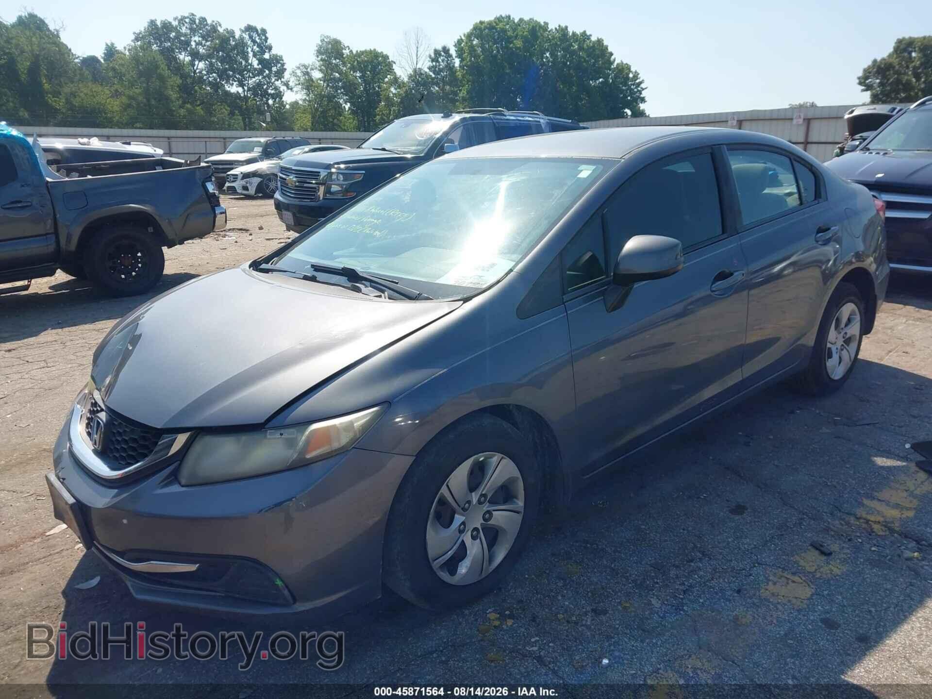 2013 HONDA CIVIC - VIN: 19XFB2F57DE025686 - Фото 2