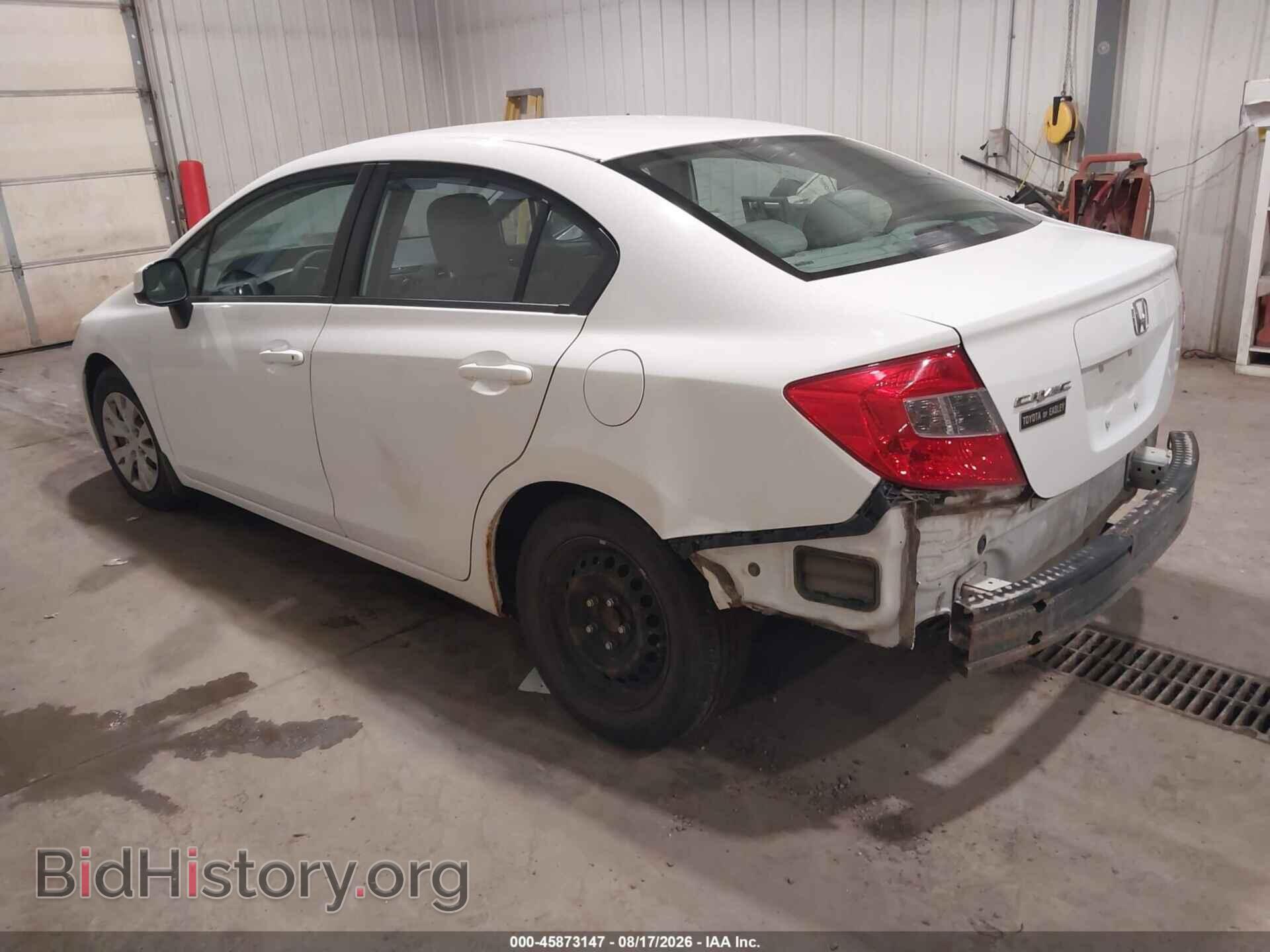 2012 HONDA CIVIC - VIN: 2HGFB2F55CH304381 - Фото 3