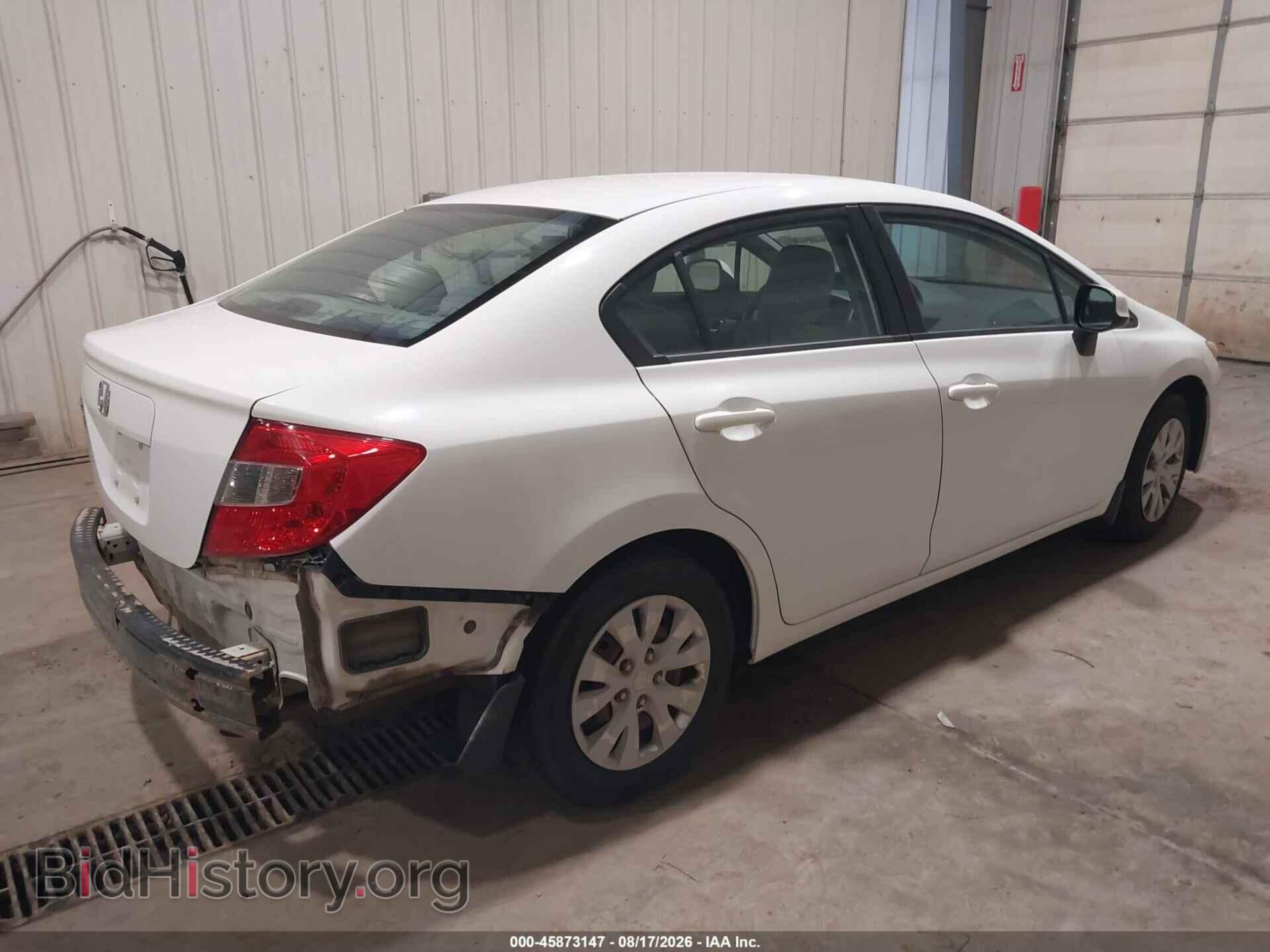 2012 HONDA CIVIC - VIN: 2HGFB2F55CH304381 - Фото 4