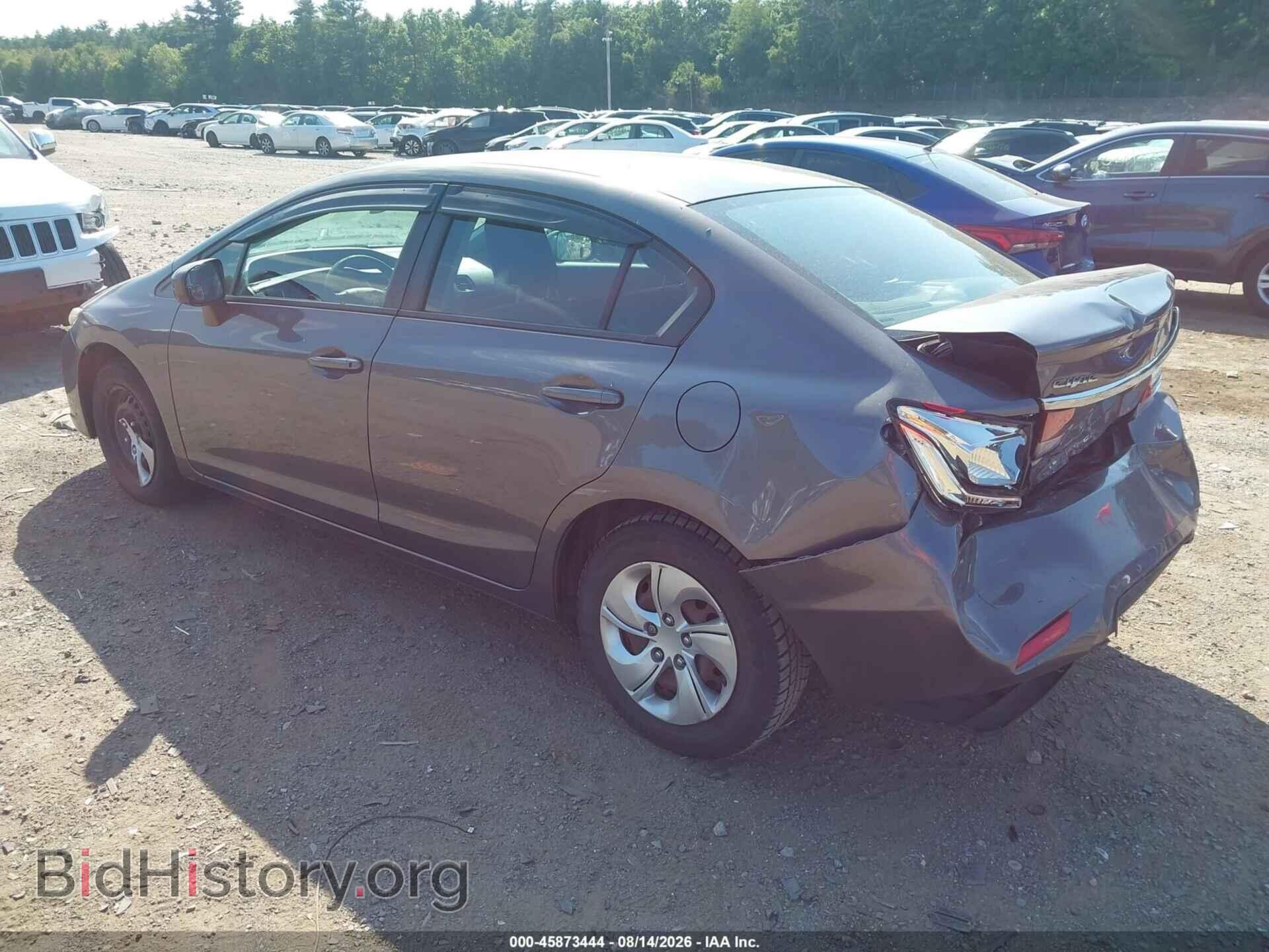 2014 HONDA CIVIC - VIN: 2HGFB2F55EH546784 - Фото 3