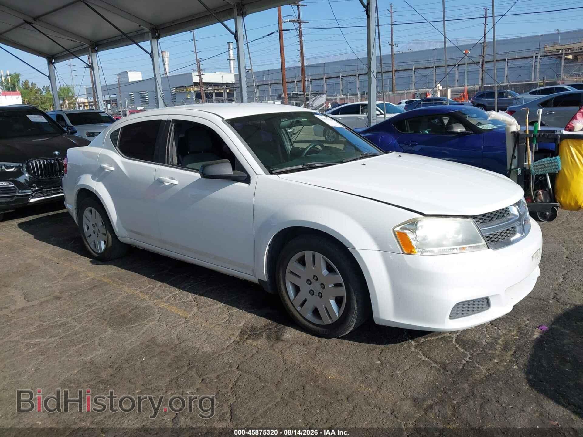 Фотография 1C3CDZAB9CN214020 - DODGE AVENGER 2012