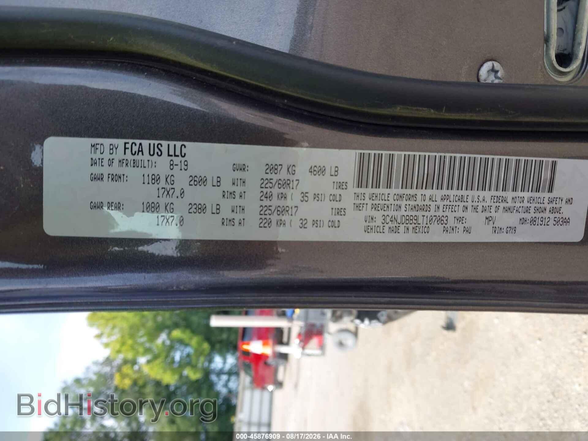 2020 JEEP COMPASS - VIN: 3C4NJDBB9LT107063 - Photo 9
