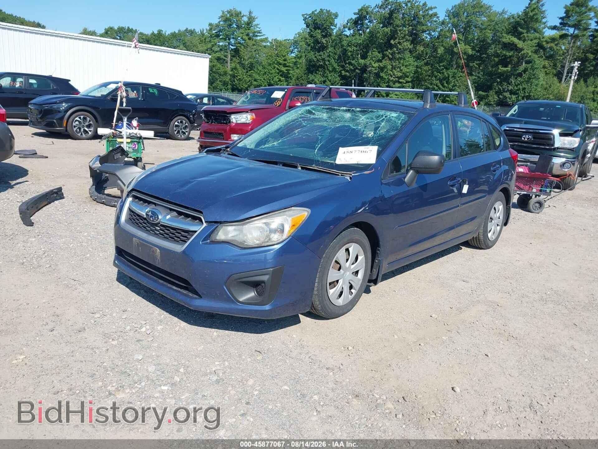2012 SUBARU IMPREZA - VIN: JF1GPAA69CH222910 - Фото 2