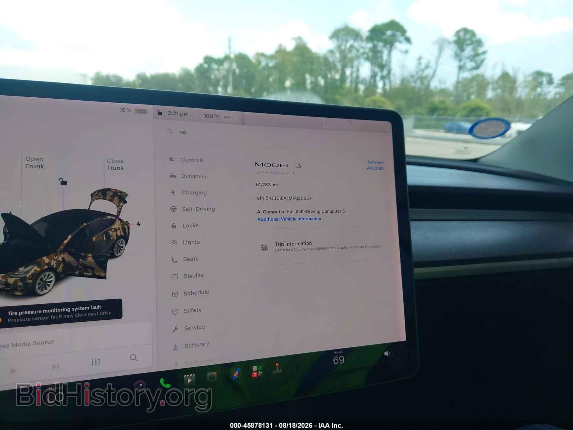 2021 TESLA MODEL 3 - VIN: 5YJ3E1EA1MF020657 - Photo 7