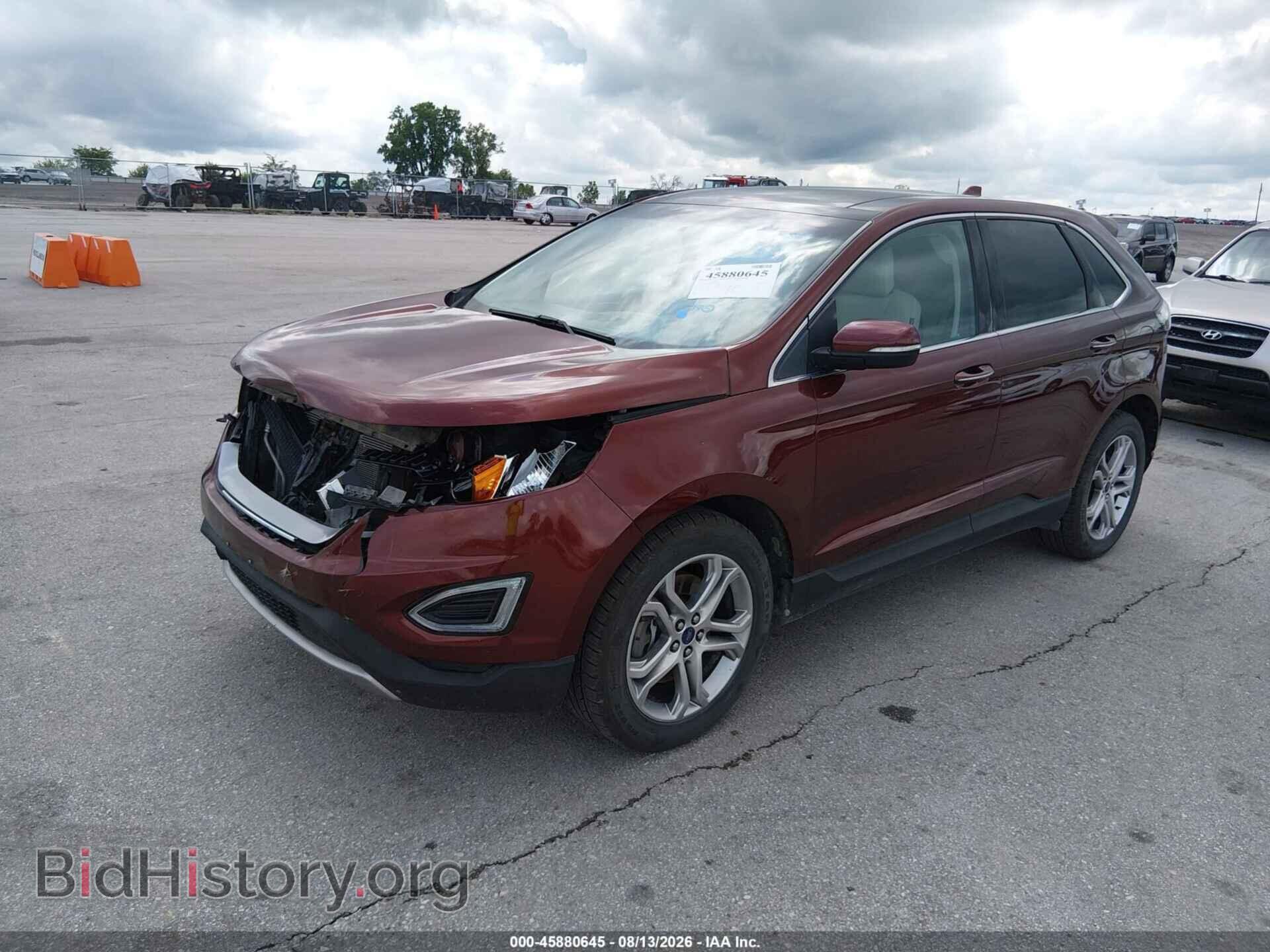 2016 FORD EDGE - VIN: 2FMPK4K91GBB40249 - Фото 2