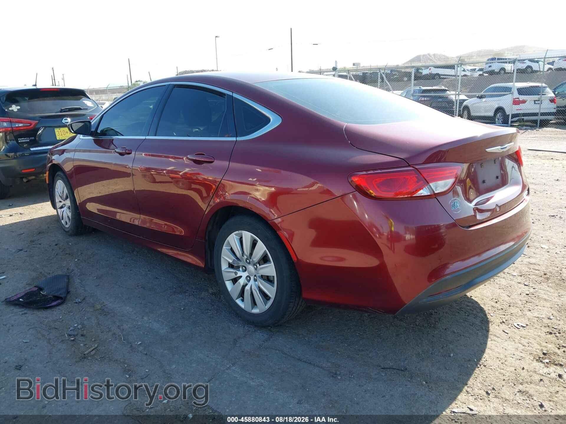 2016 CHRYSLER 200 - VIN: 1C3CCCFB3GN158302 - Фото 3
