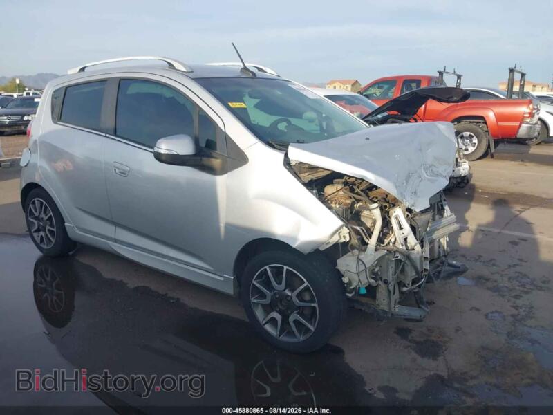 2014 Chevrolet SPARK 2LT Auto (VIN KL8CF6S90EC423475) — фото 1 из 17, IAAI, повреждение: передняя часть
