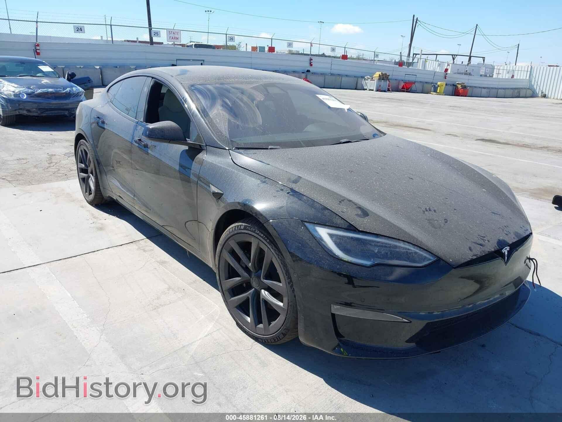 Photo 5YJSA1E58NF487473 - TESLA MODEL S 2022