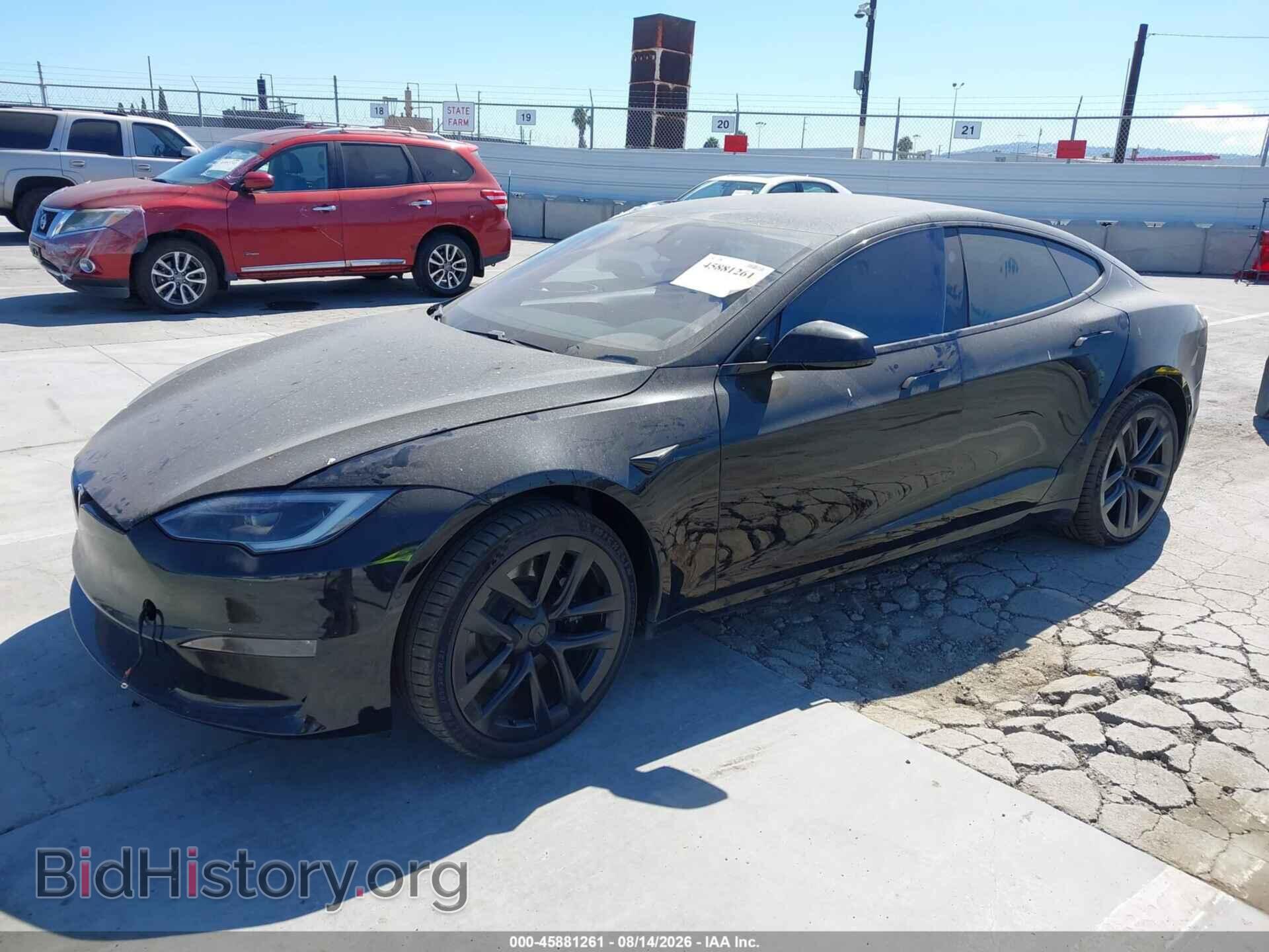 2022 TESLA MODEL S - VIN: 5YJSA1E58NF487473 - Фото 2