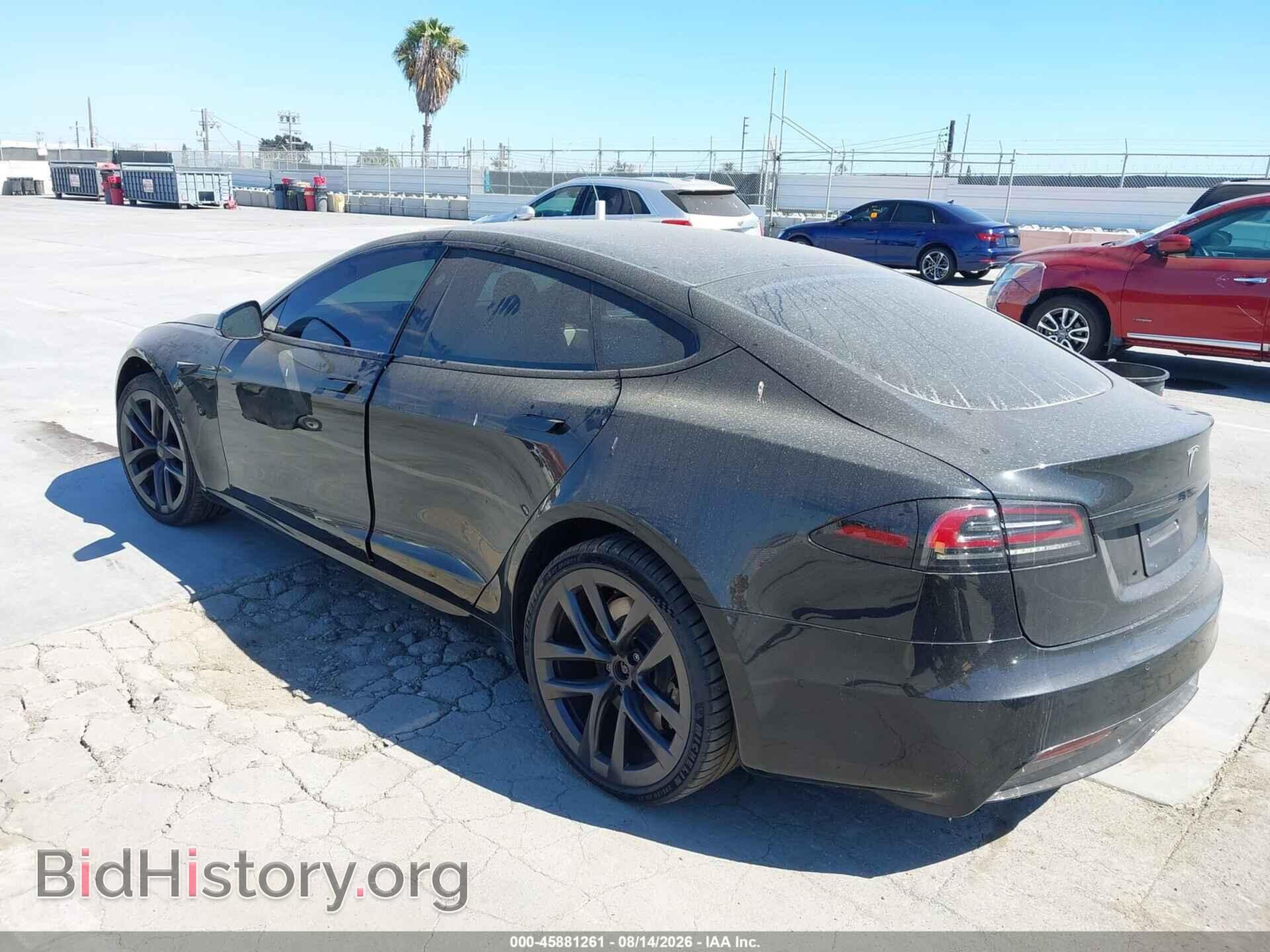 2022 TESLA MODEL S - VIN: 5YJSA1E58NF487473 - Фото 3