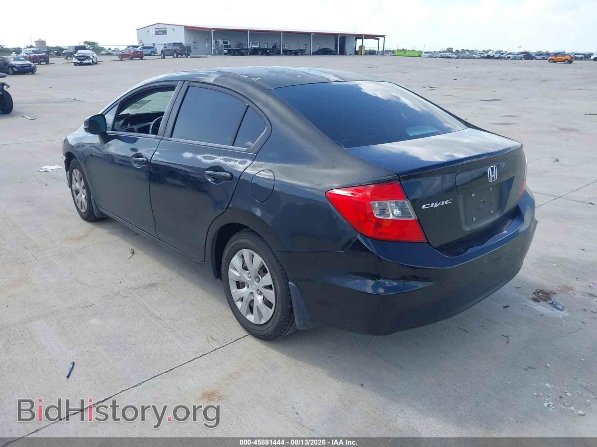 2012 HONDA CIVIC - VIN: 2HGFB2F51CH588432 - Фото 3