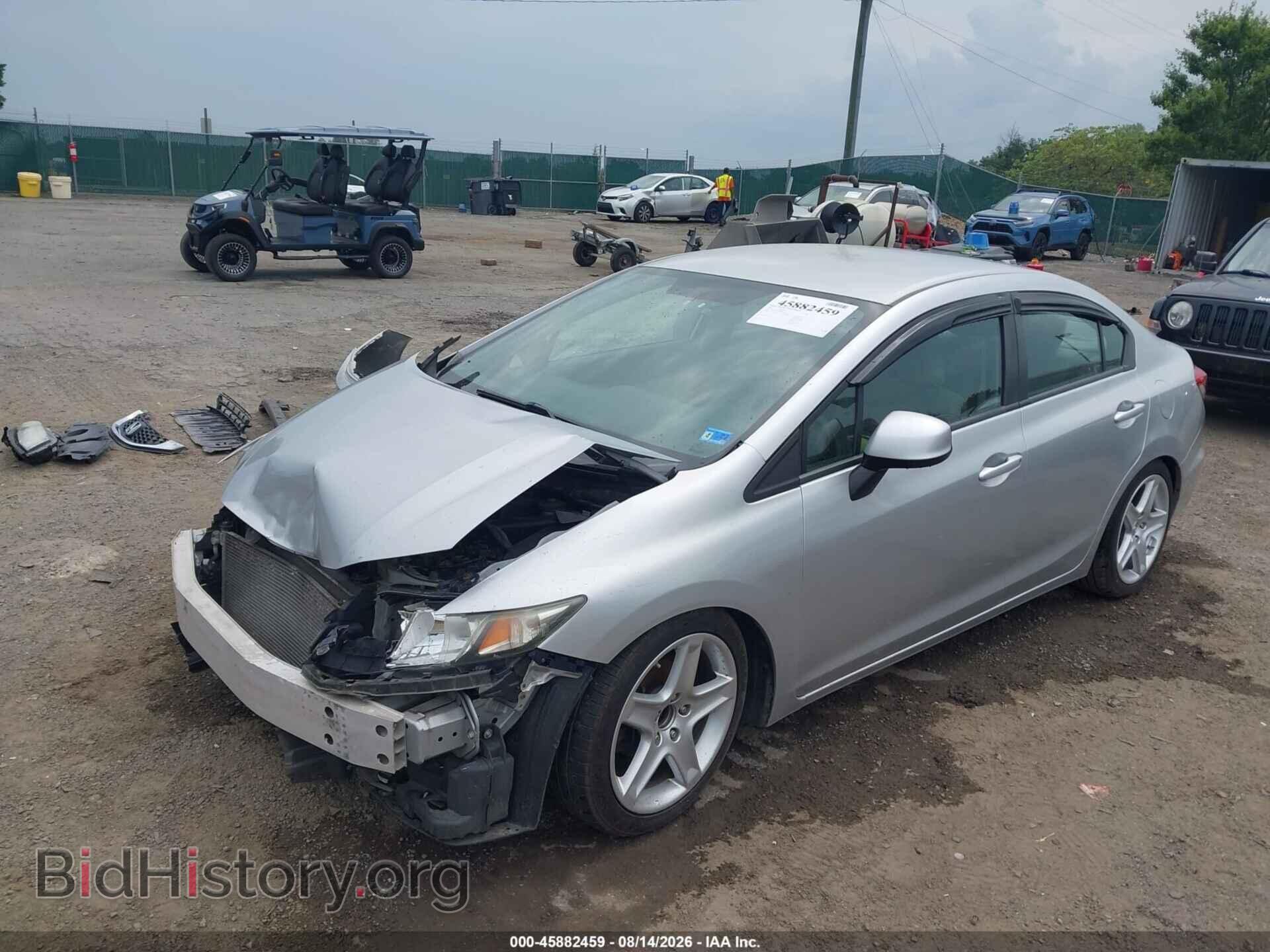 2013 HONDA CIVIC - VIN: 2HGFB2F51DH602735 - Фото 2