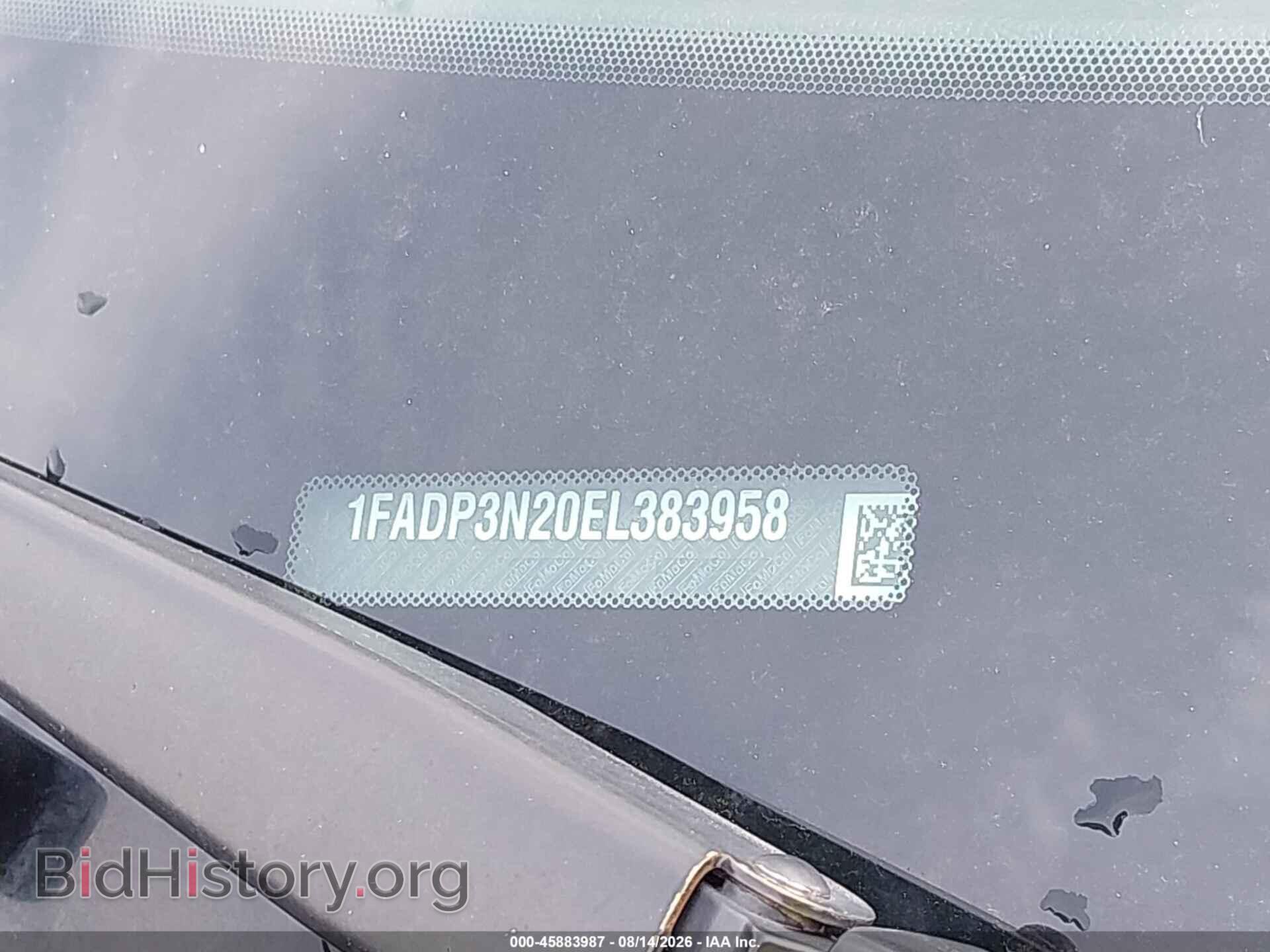 2014 FORD FOCUS - VIN: 1FADP3N20EL383958 - Фото 9