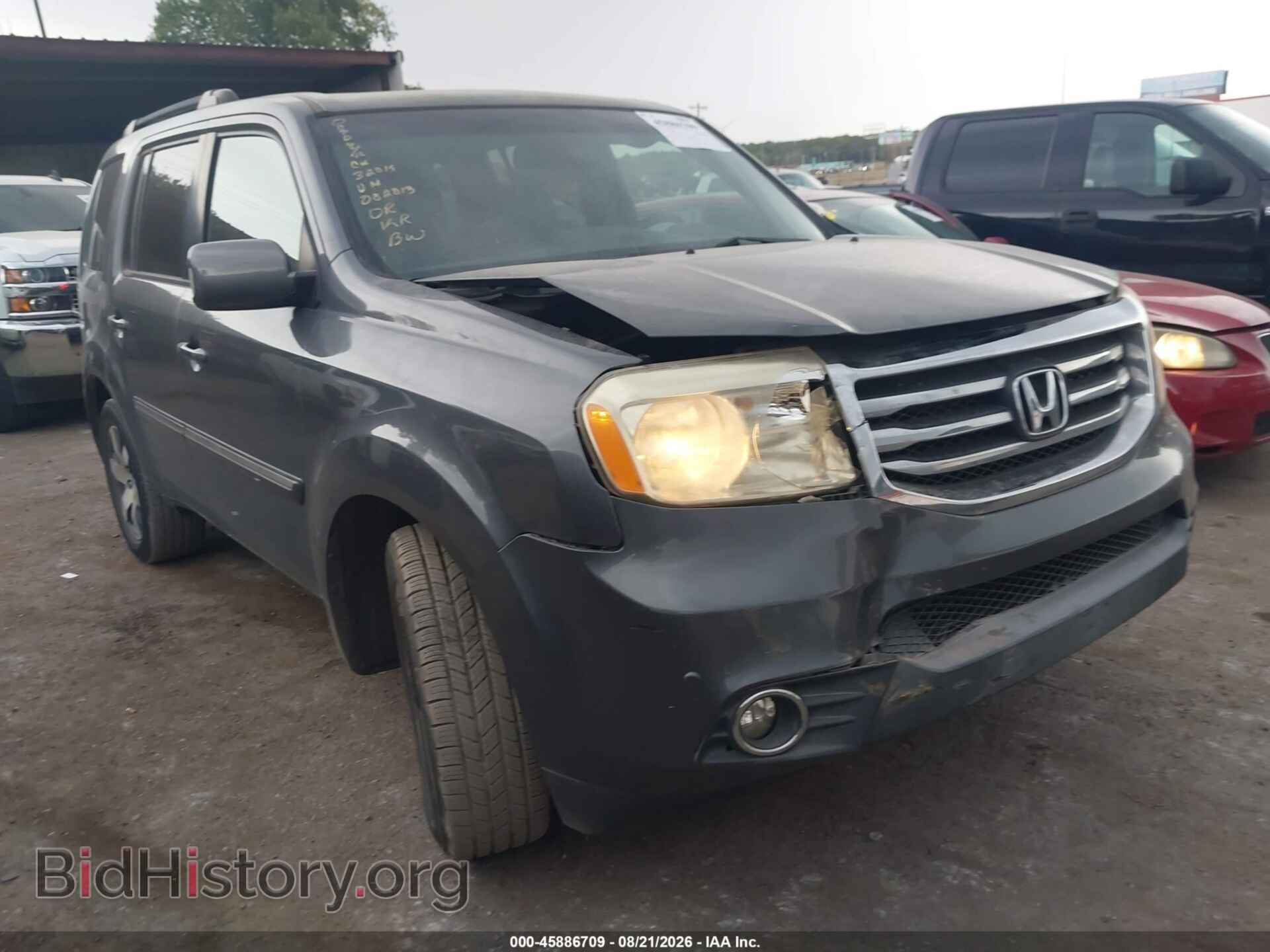 Photo 5FNYF4H98CB082013 - HONDA PILOT 2012