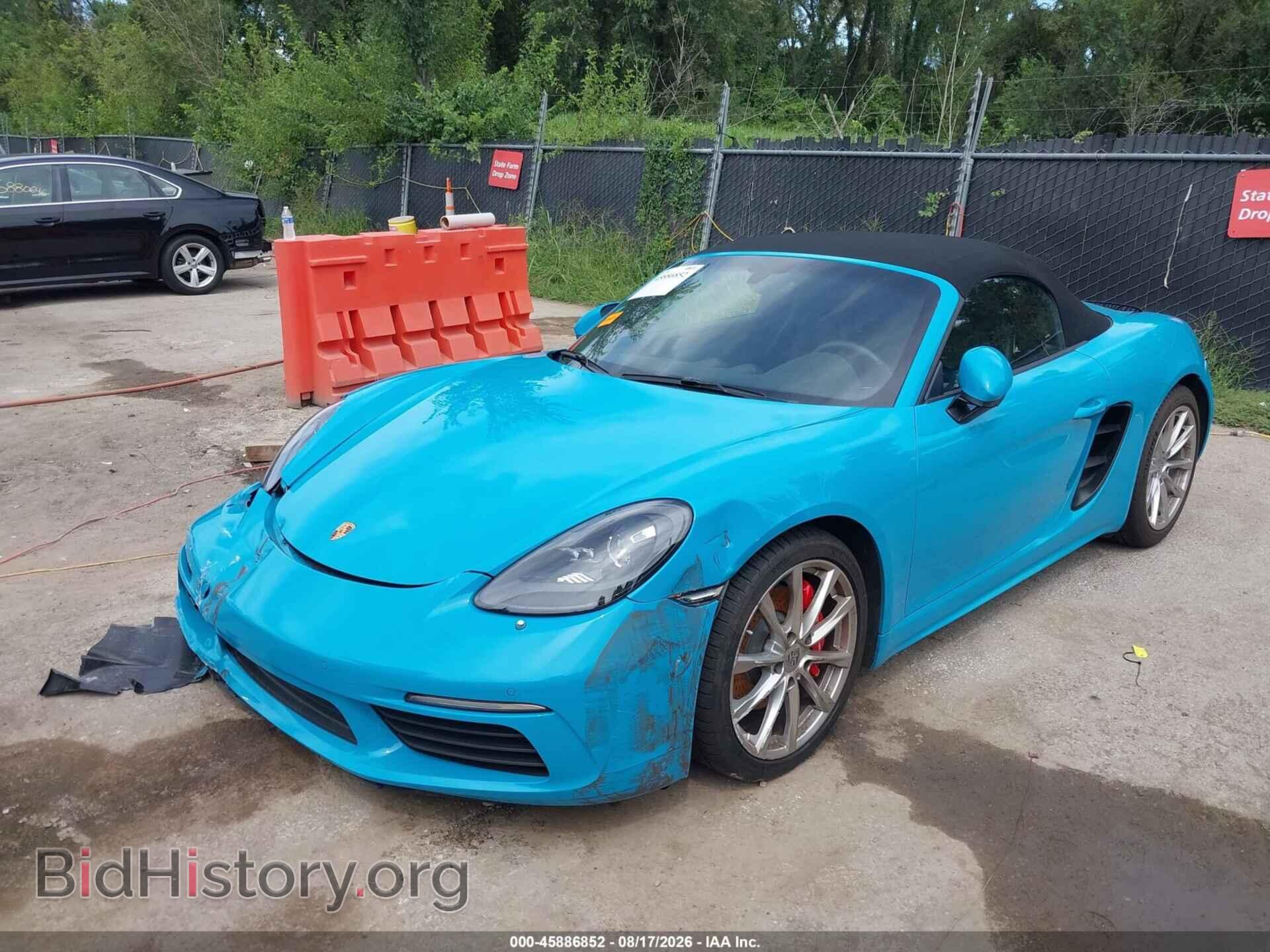 2018 PORSCHE 718 BOXSTER - VIN: WP0CB2A87JS228364 - Фото 2