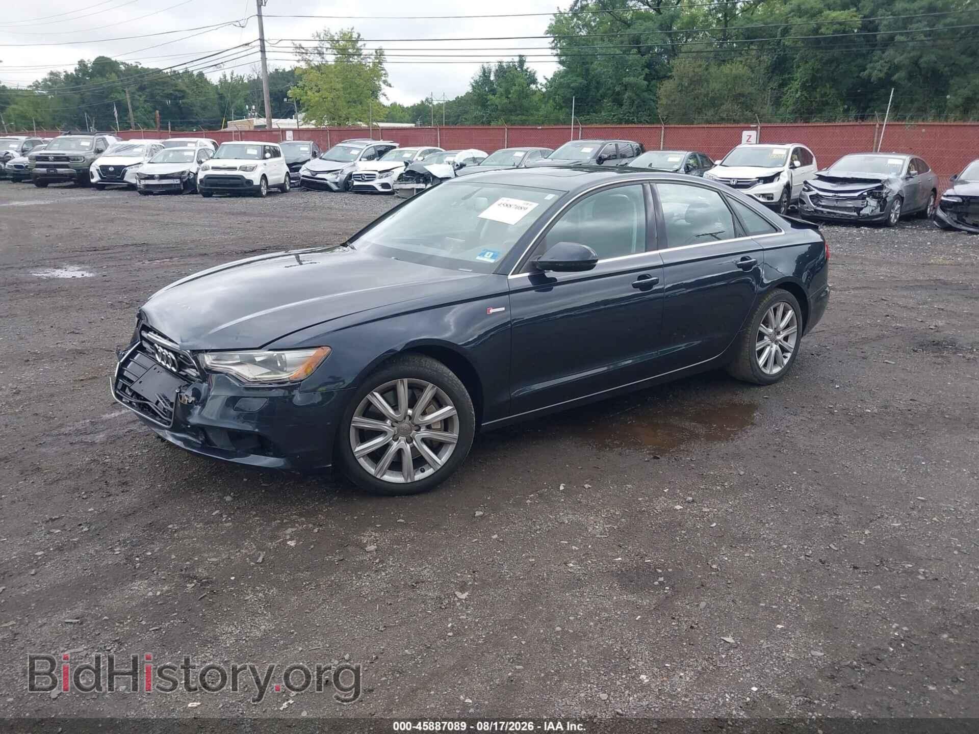 2013 AUDI A6 - VIN: WAUGGAFC7DN148766 - Фото 2