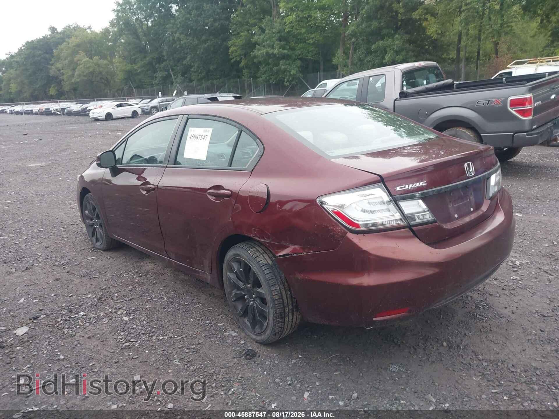 2013 HONDA CIVIC - VIN: 2HGFB2F57DH567036 - Фото 3