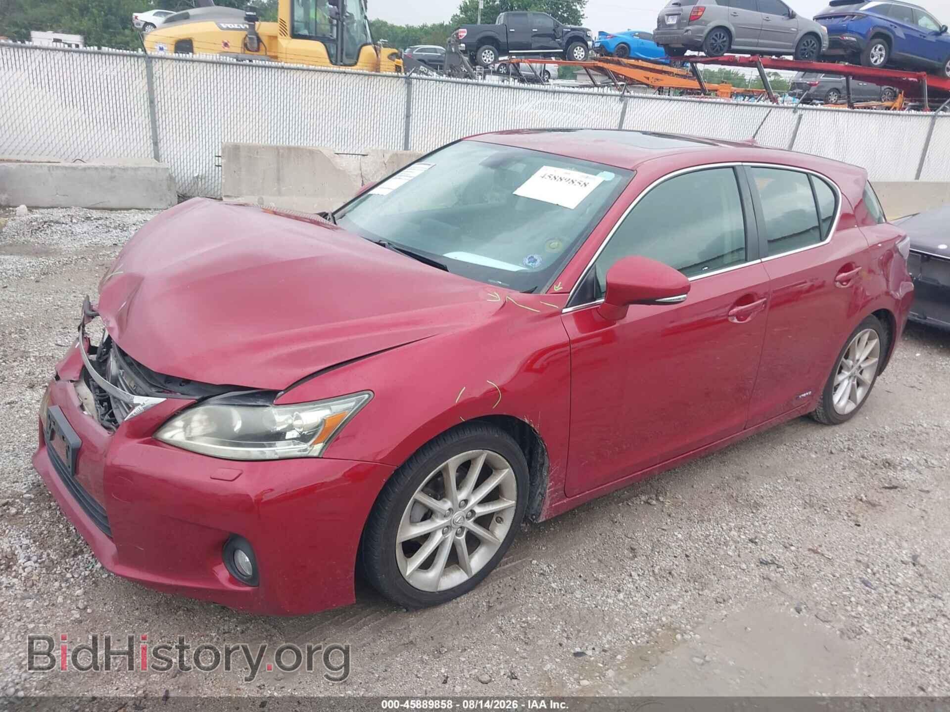 2012 LEXUS CT 200H - VIN: JTHKD5BH0C2055200 - Photo 2