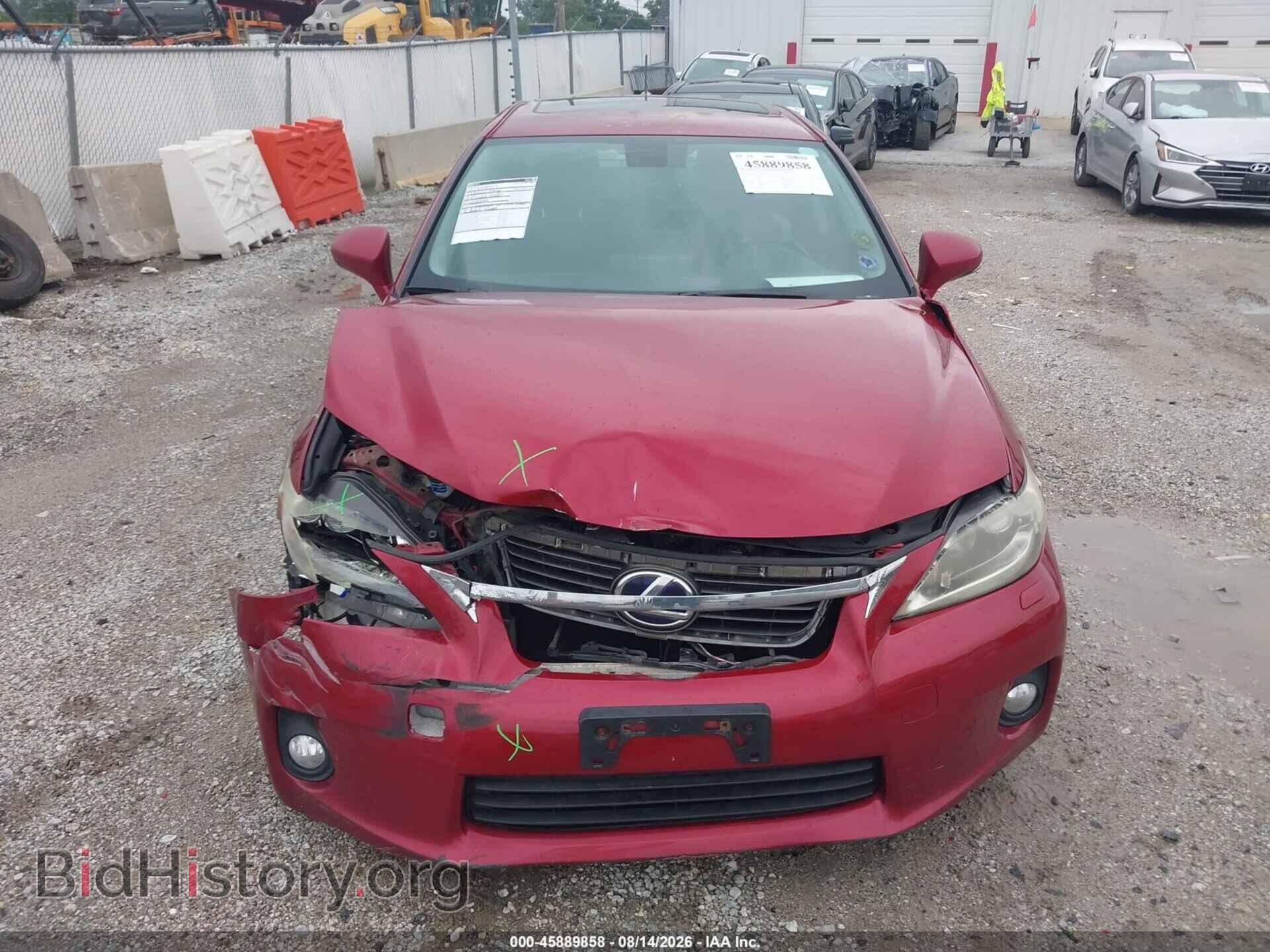 2012 LEXUS CT 200H - VIN: JTHKD5BH0C2055200 - Photo 12