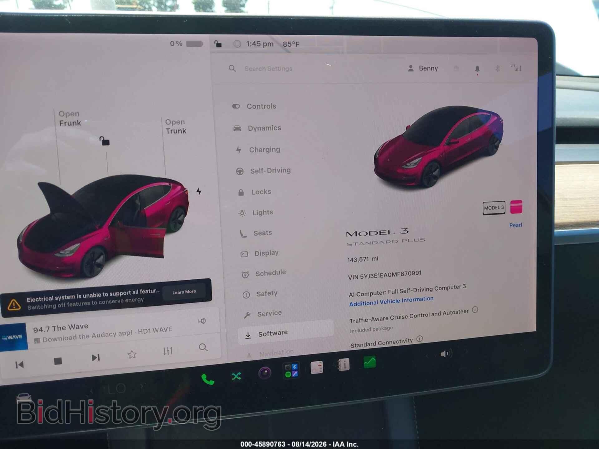 2021 TESLA MODEL 3 - VIN: 5YJ3E1EA0MF870991 - Photo 7