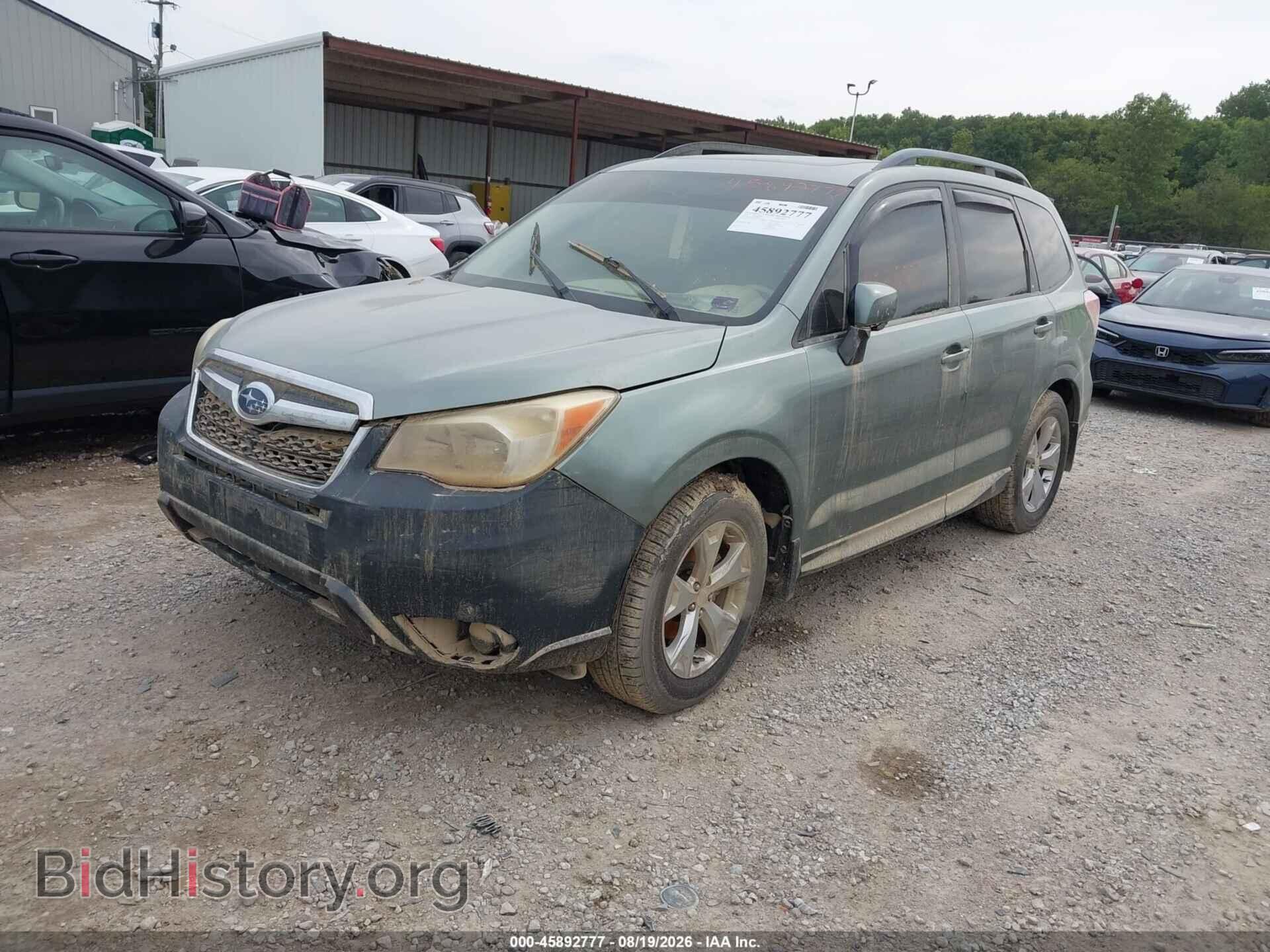 2014 SUBARU FORESTER - VIN: JF2SJAEC2EH537414 - Фото 2